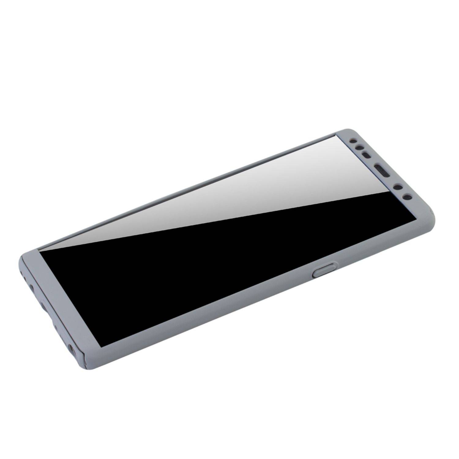Samsung Galaxy Note 8 Handyhülle 360 Grad Schutz Full Cover Grau