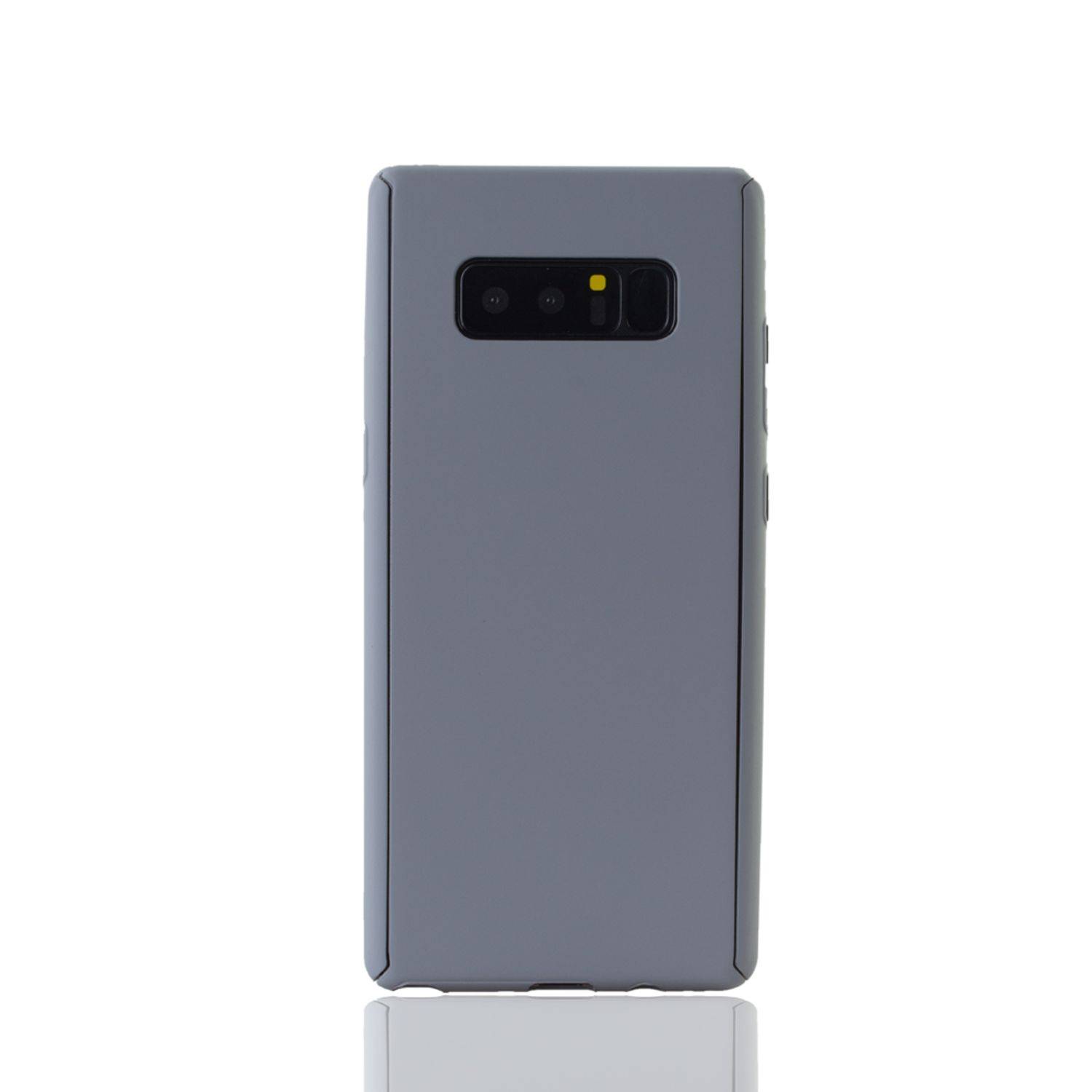 Samsung Galaxy Note 8 Handyhülle 360 Grad Schutz Full Cover Grau