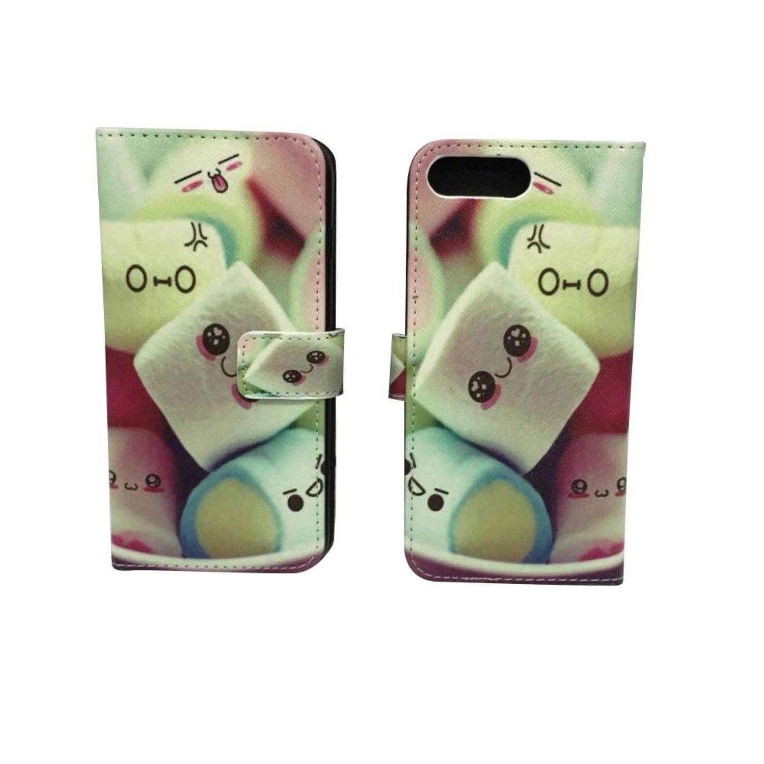 Apple iPhone 8 Plus Handyhülle Bookcover Mehrfarbig