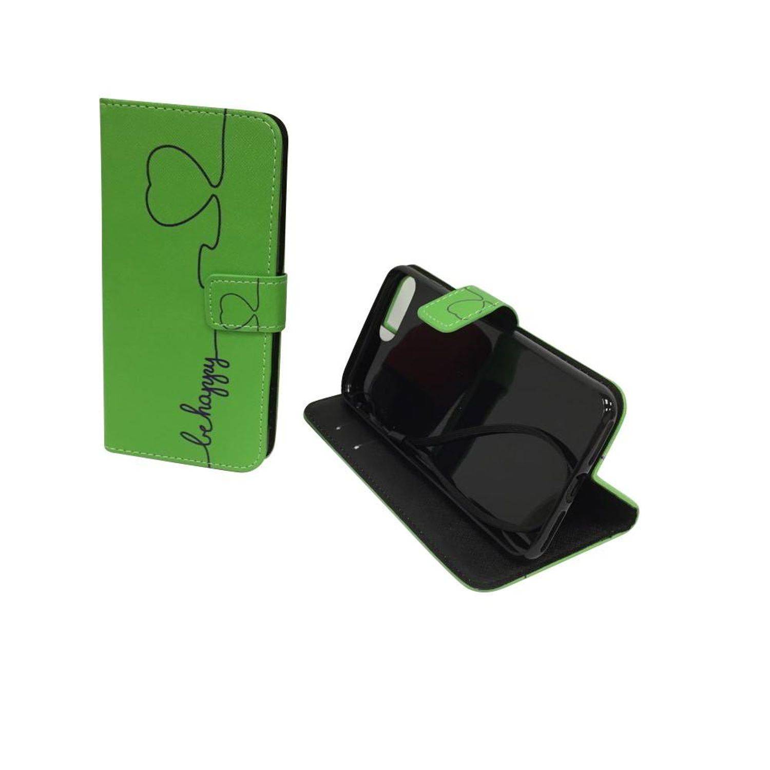 Apple iPhone 8 Plus Handyhülle Bookcover Grün