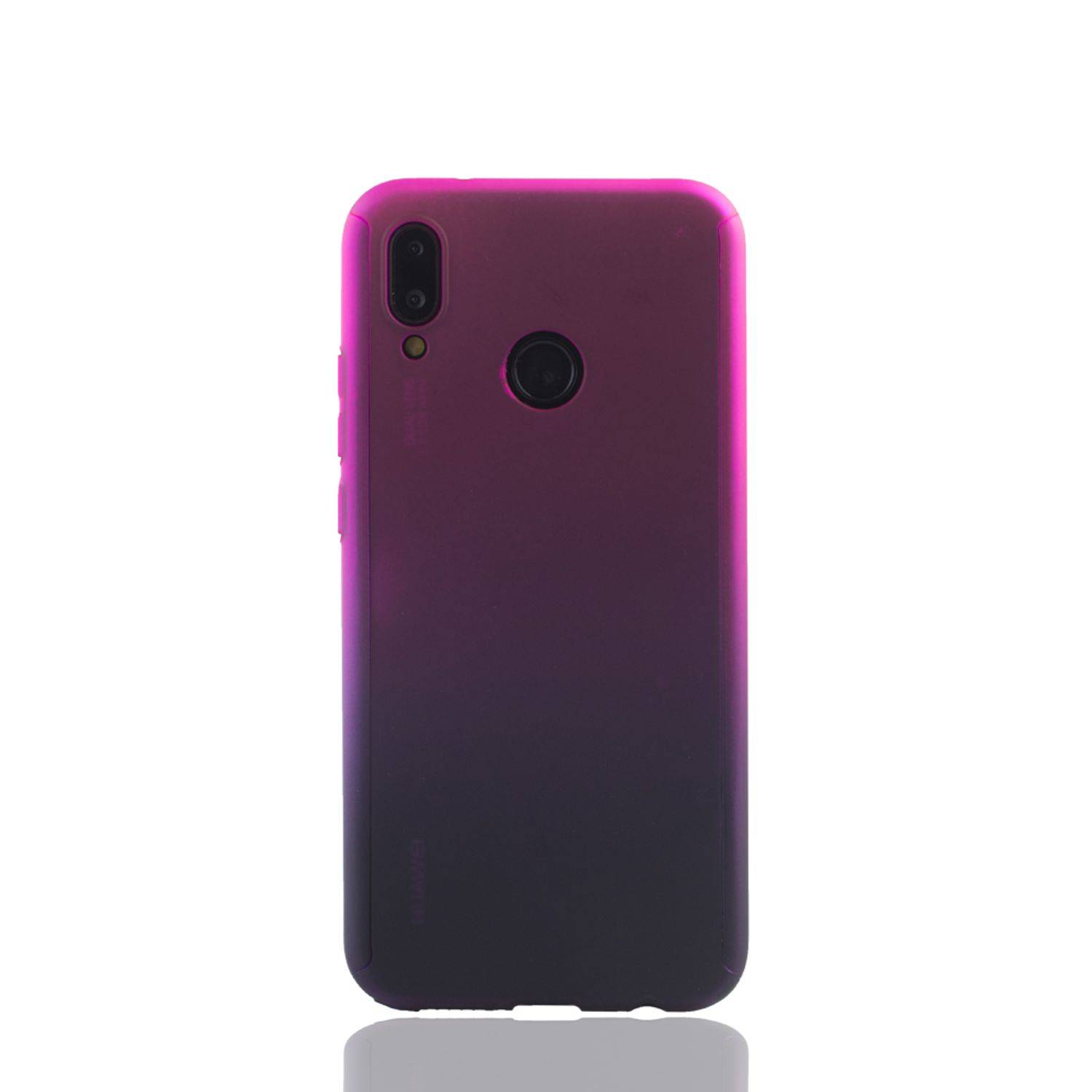 Huawei P20 Lite Handyhülle 360 Grad Schutz Full Cover Mehrfarbig
