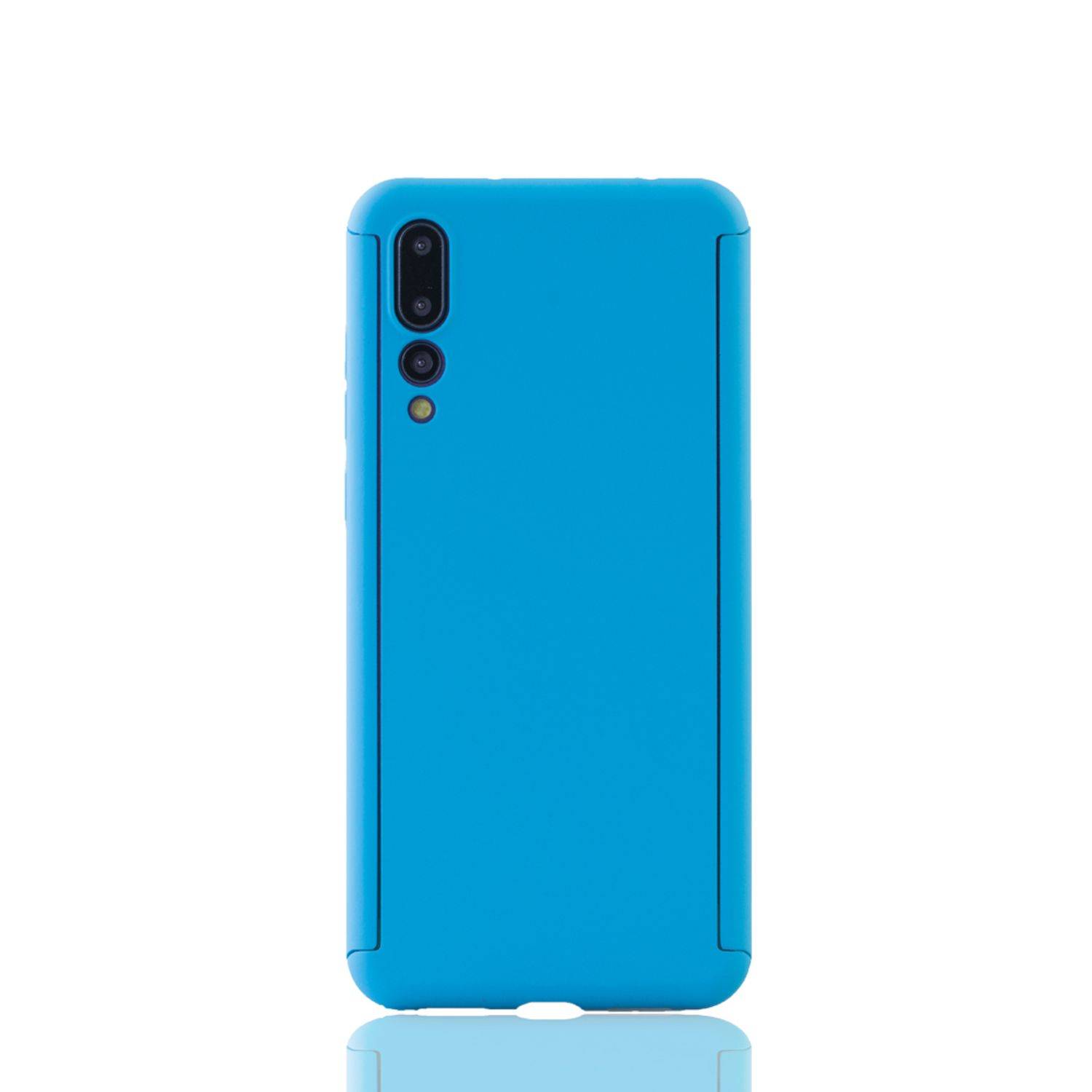 Huawei P20 Pro Handyhülle 360 Grad Schutz Full Cover Blau