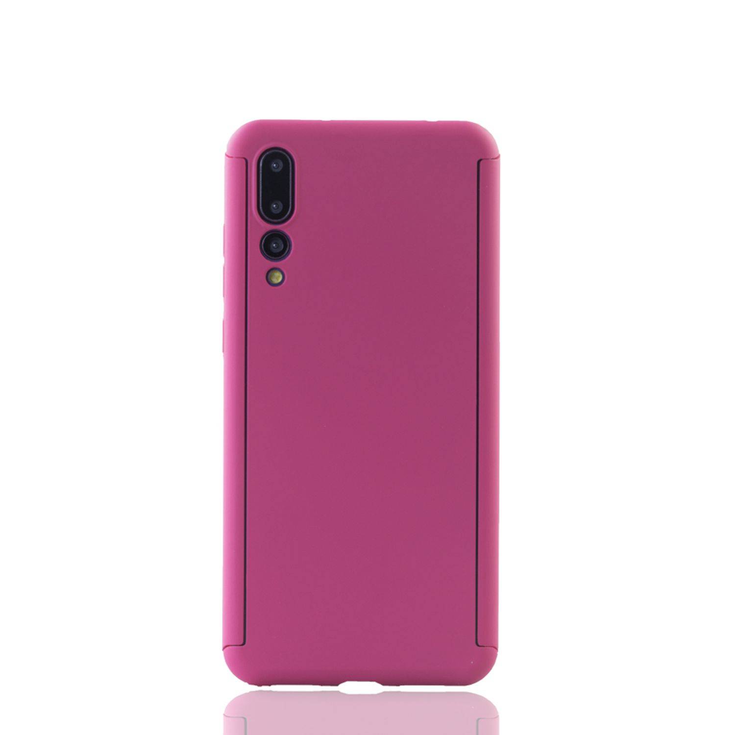 Huawei P20 Pro Handyhülle 360 Grad Schutz Full Cover Rosa