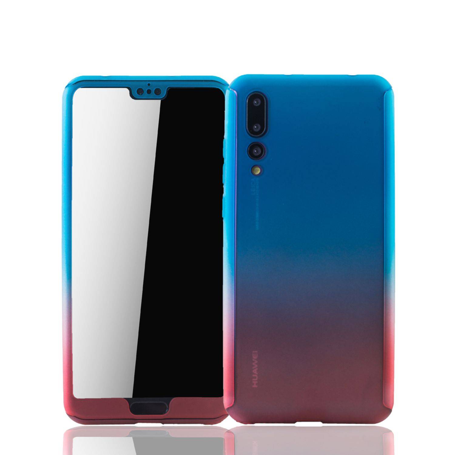 Huawei P20 Pro Handyhülle 360 Grad Schutz Full Cover Mehrfarbig