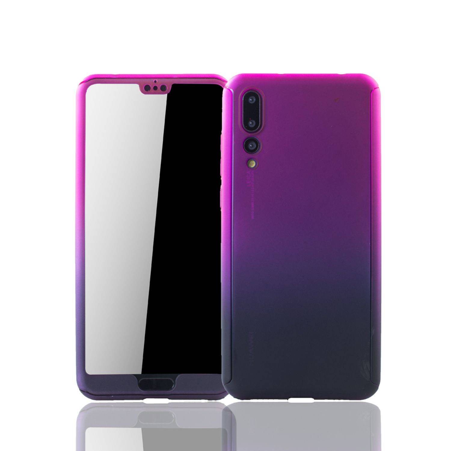 Huawei P20 Pro Handyhülle 360 Grad Schutz Full Cover Mehrfarbig
