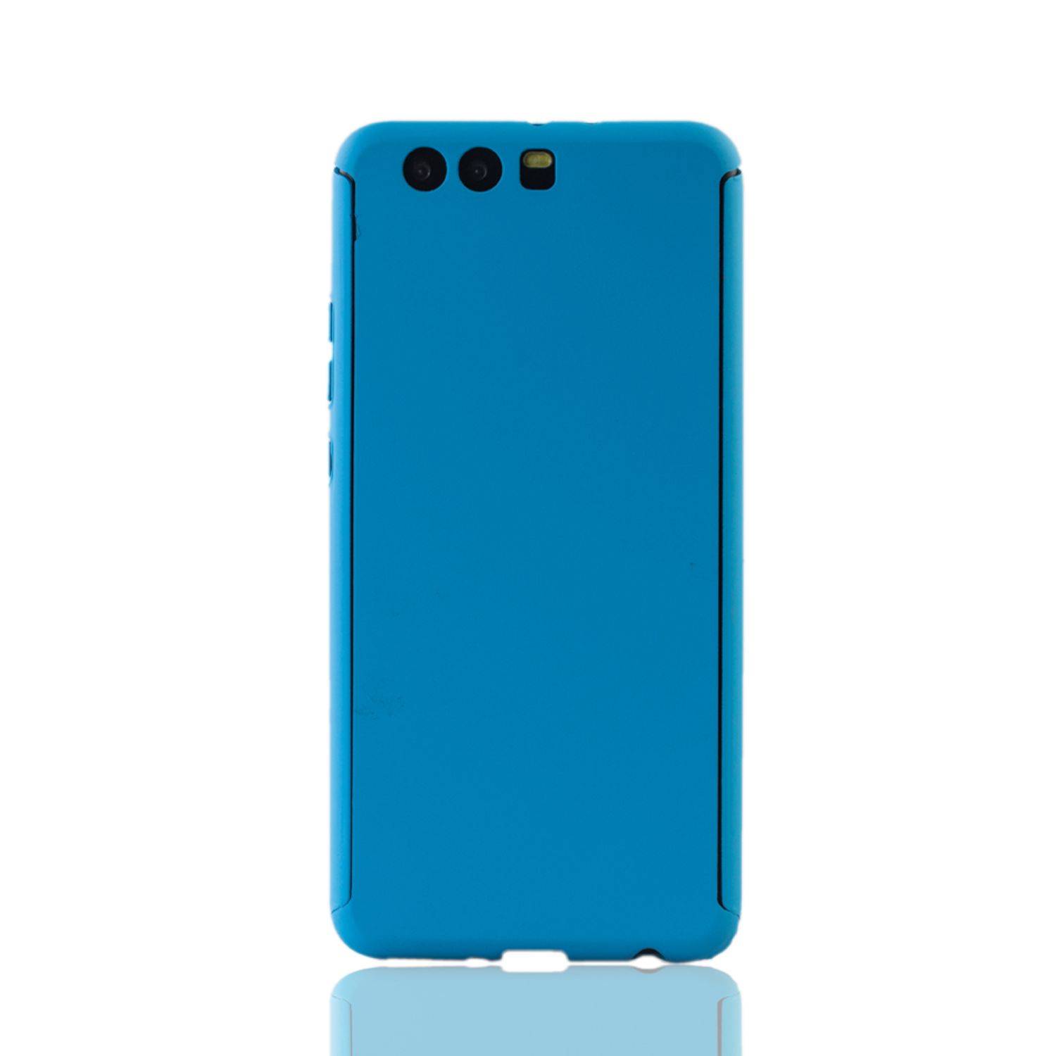 Huawei P10 Plus Handyhülle 360 Grad Schutz Full Cover Blau