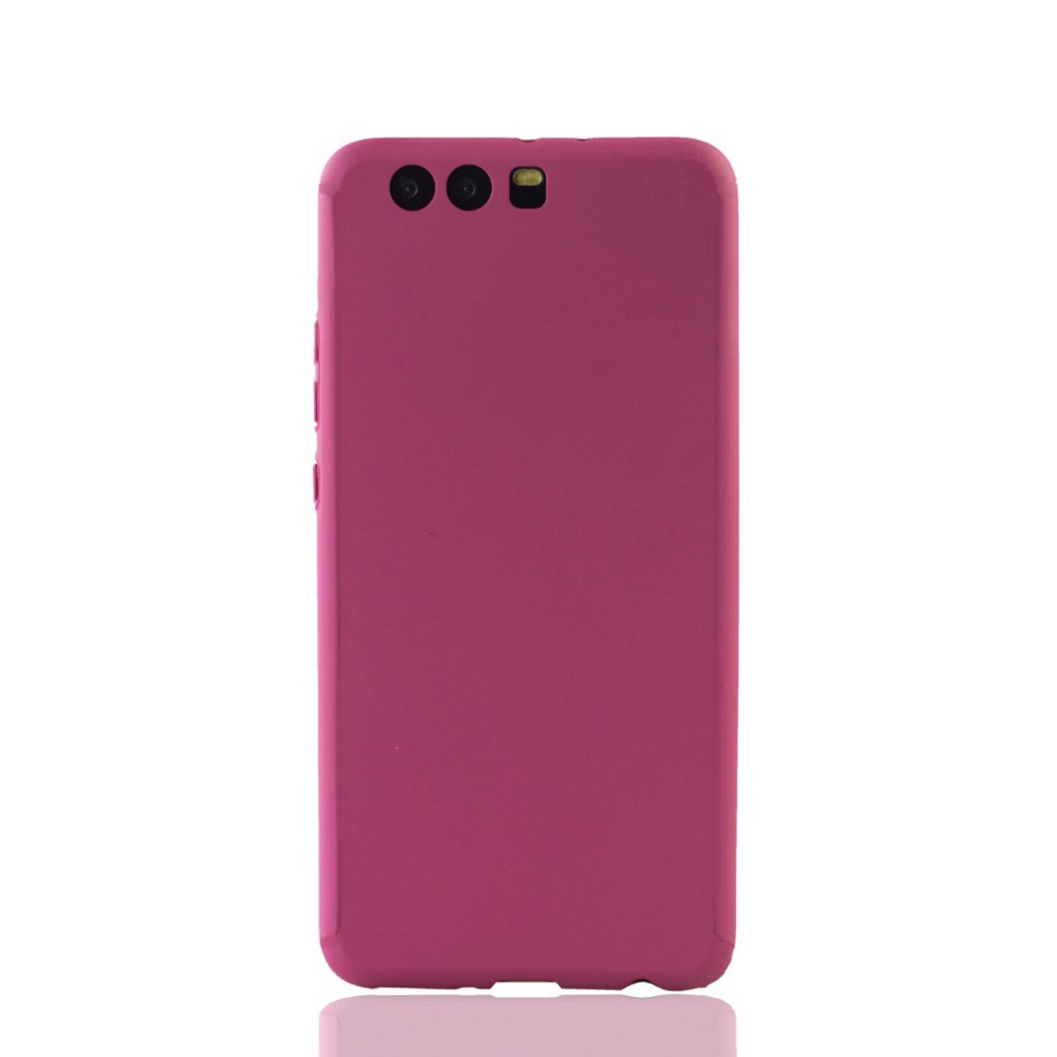 Huawei P10 Plus Handyhülle 360 Grad Schutz Full Cover Rosa
