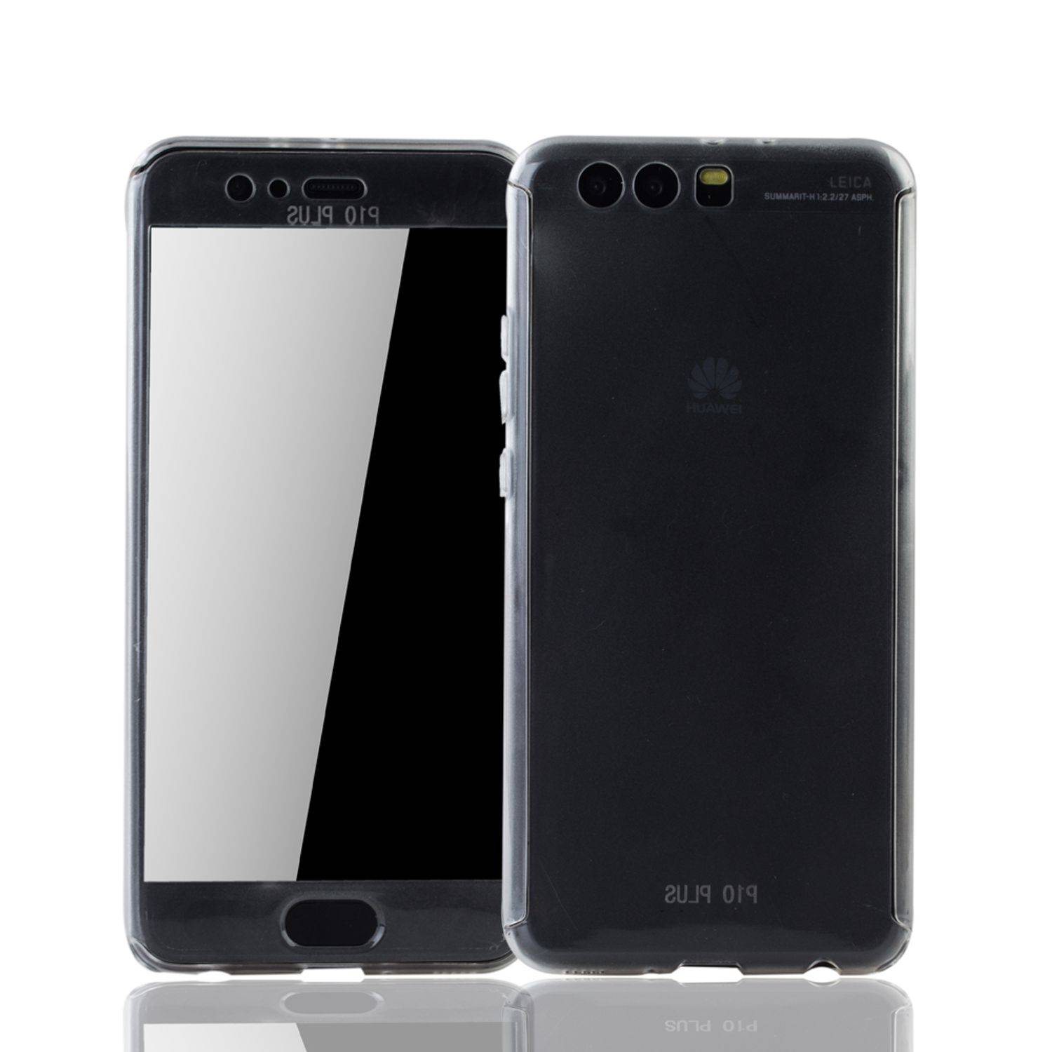 Huawei P10 Plus Handyhülle 360 Grad Schutz Full Cover Transparent