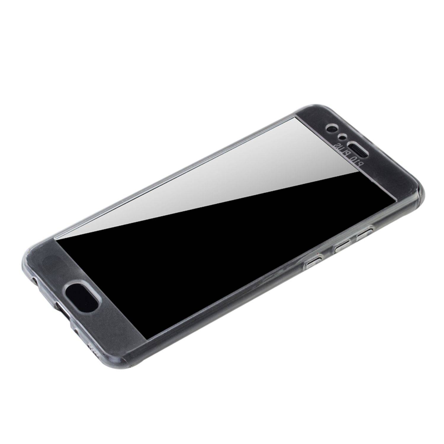 Huawei P10 Plus Handyhülle 360 Grad Schutz Full Cover Transparent