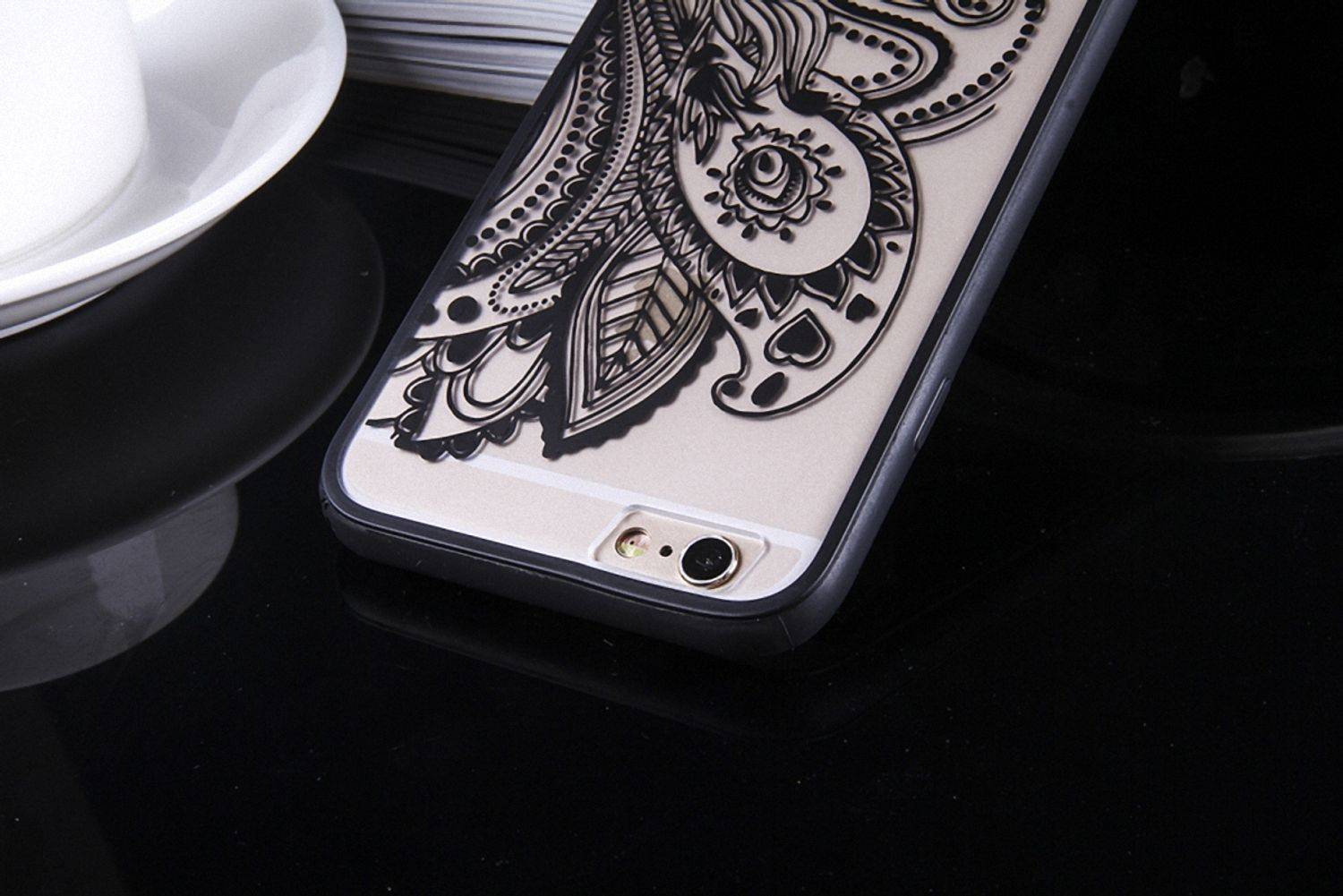 Apple iPhone 8 Plus Handyhülle Backcover Weiß