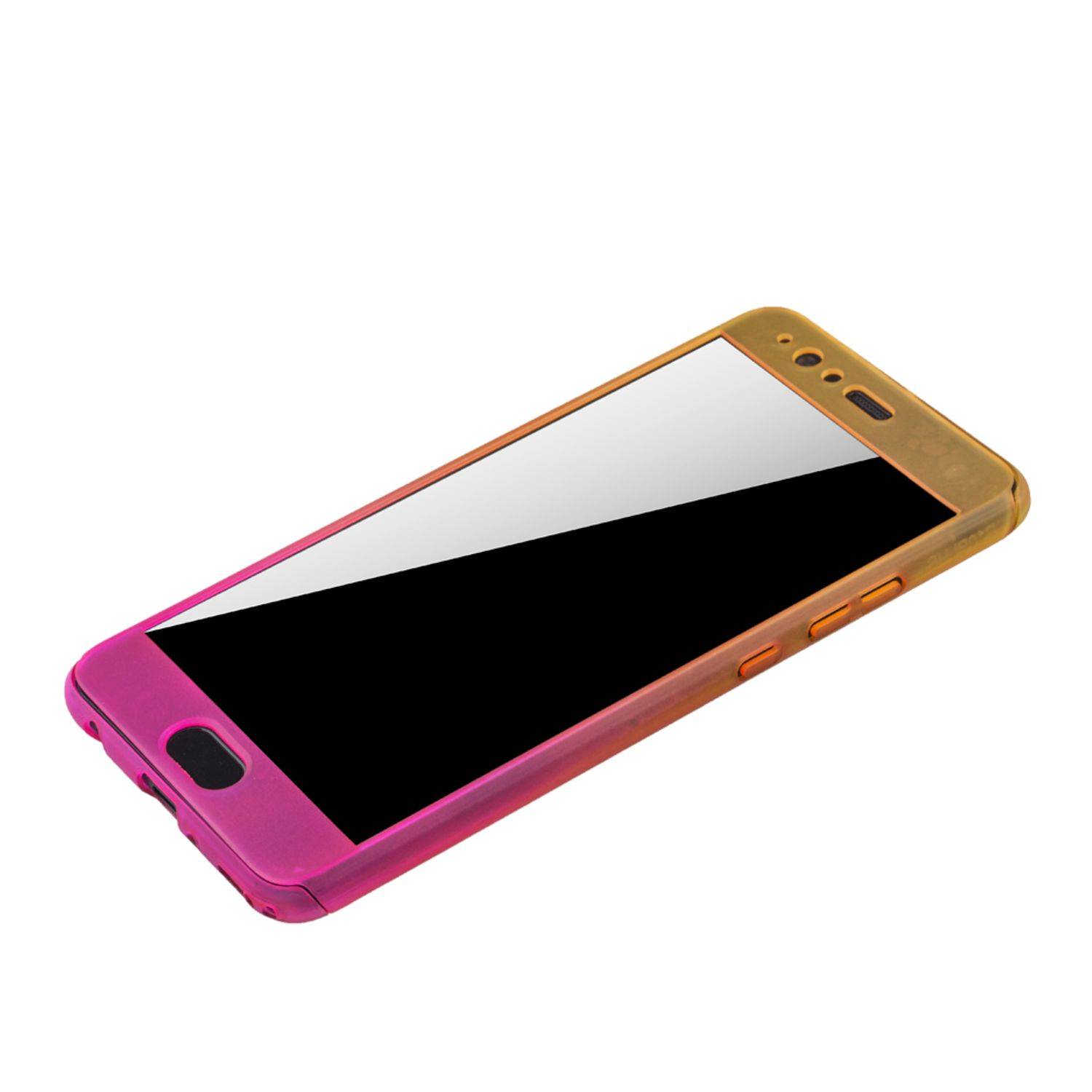 Huawei P10 Plus Handyhülle 360 Grad Schutz Full Cover Mehrfarbig