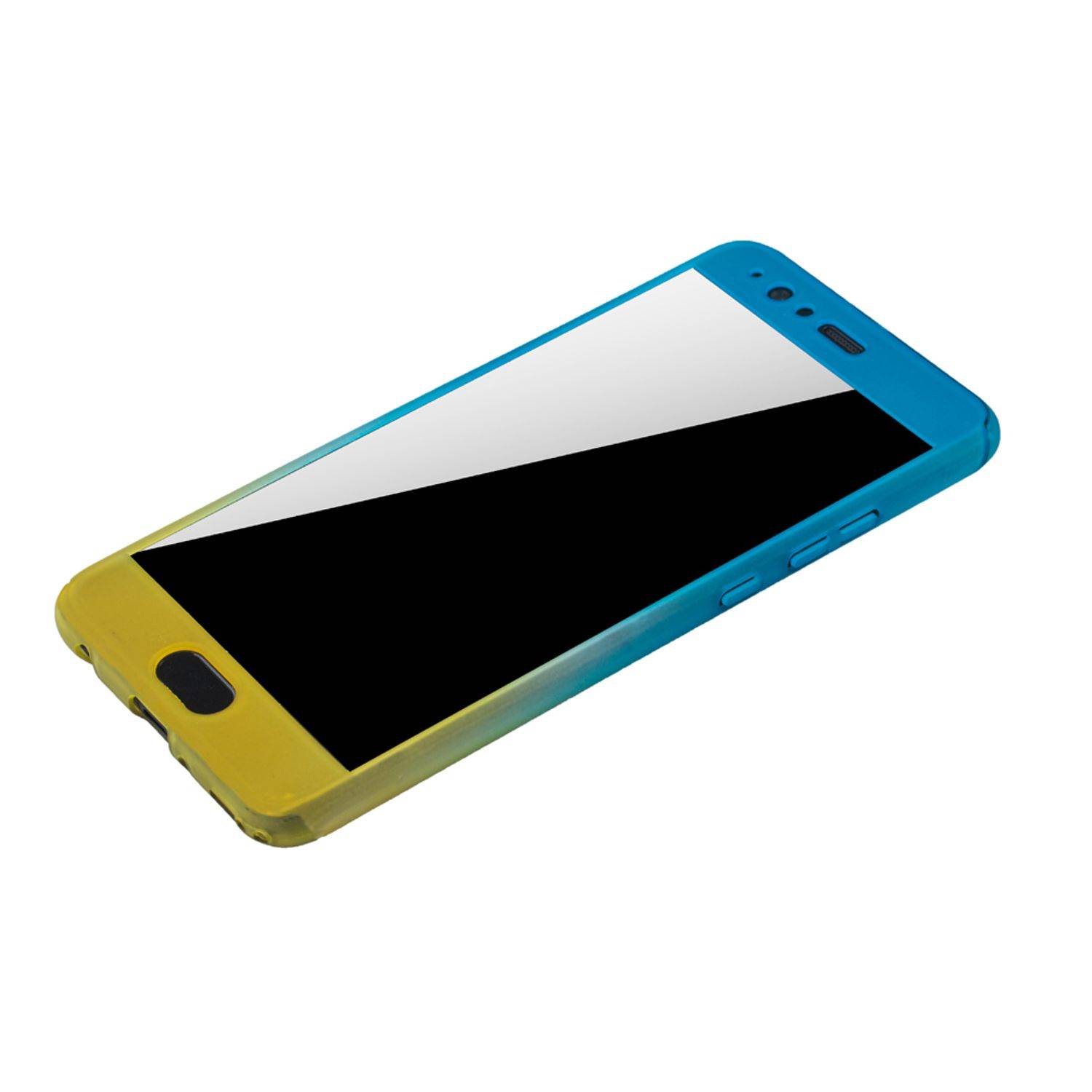 Huawei P10 Plus Handyhülle 360 Grad Schutz Full Cover Mehrfarbig