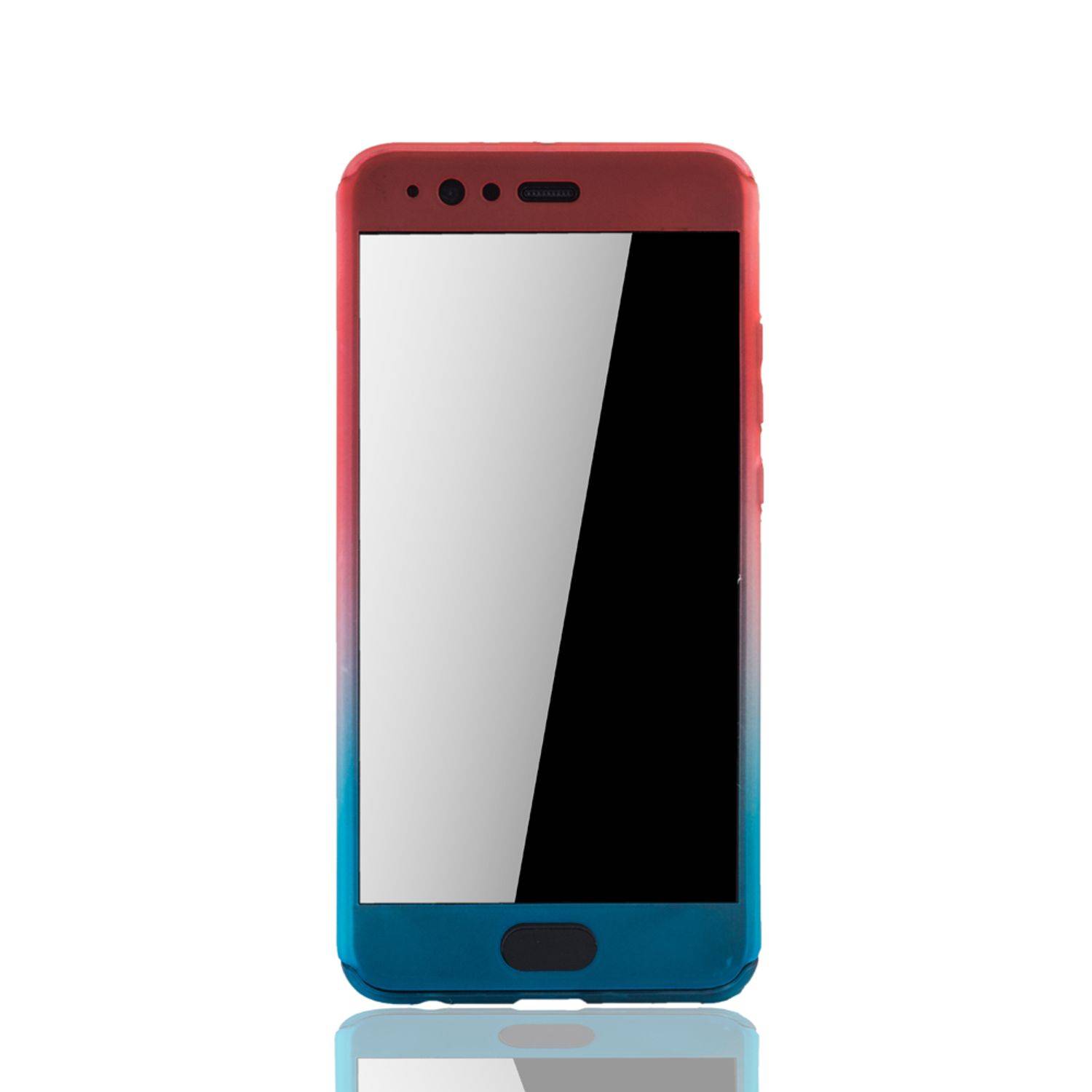 Huawei P10 Plus Handyhülle 360 Grad Schutz Full Cover Mehrfarbig