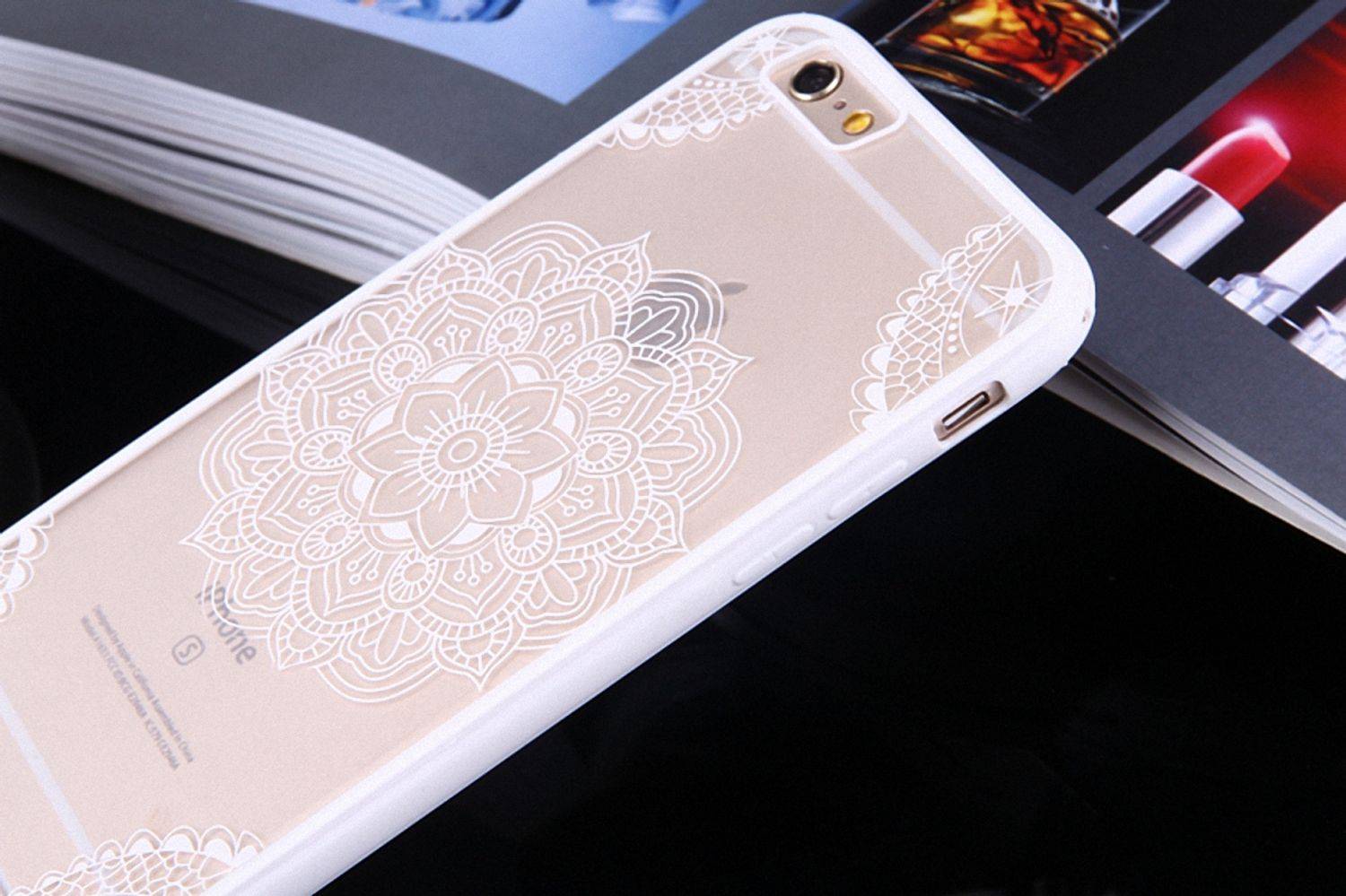 Apple iPhone 8 Plus Handyhülle Backcover Weiß