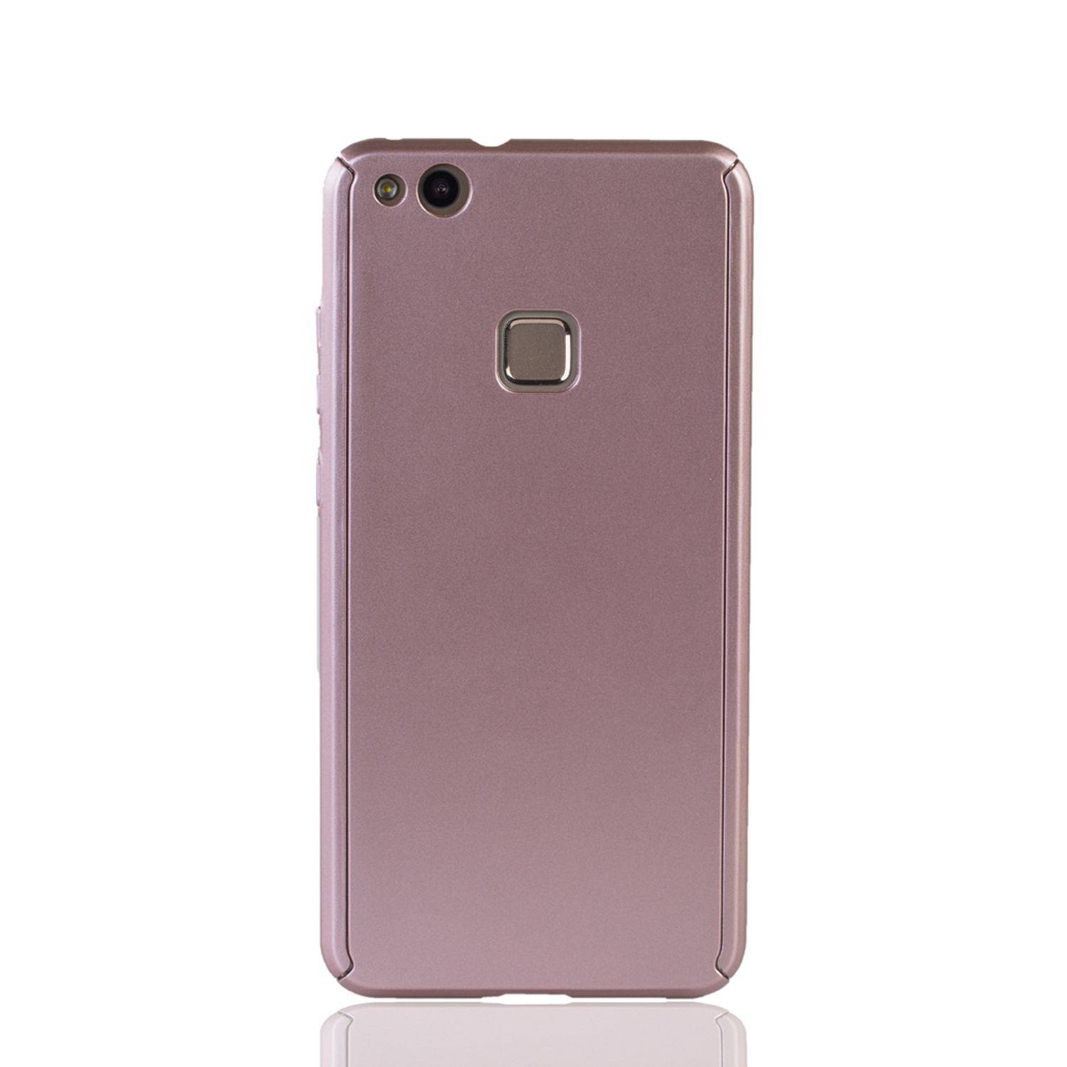 Huawei P10 Lite Handyhülle 360 Grad Schutz Full Cover Rosa