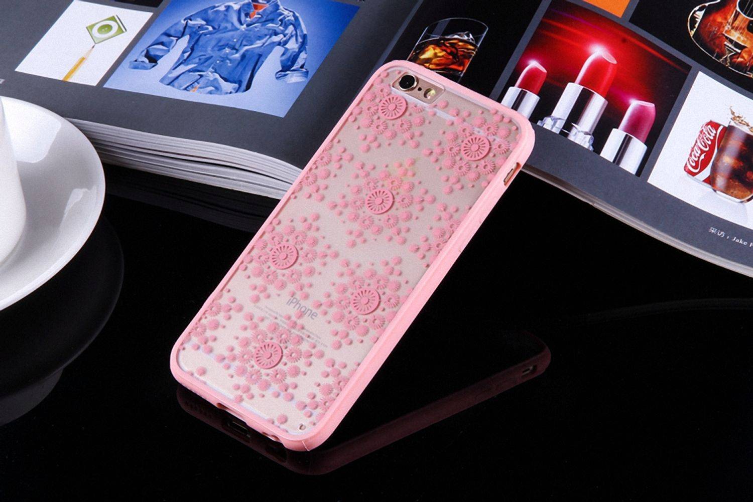 Apple iPhone 8 Plus Handyhülle Backcover Rosa