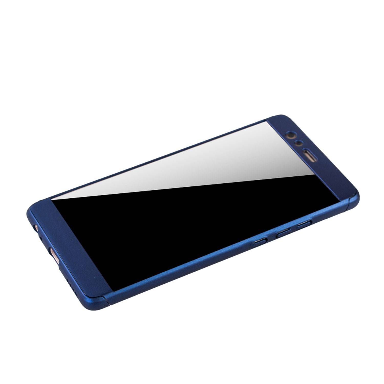 Huawei P9 Plus Handyhülle 360 Grad Schutz Full Cover Blau
