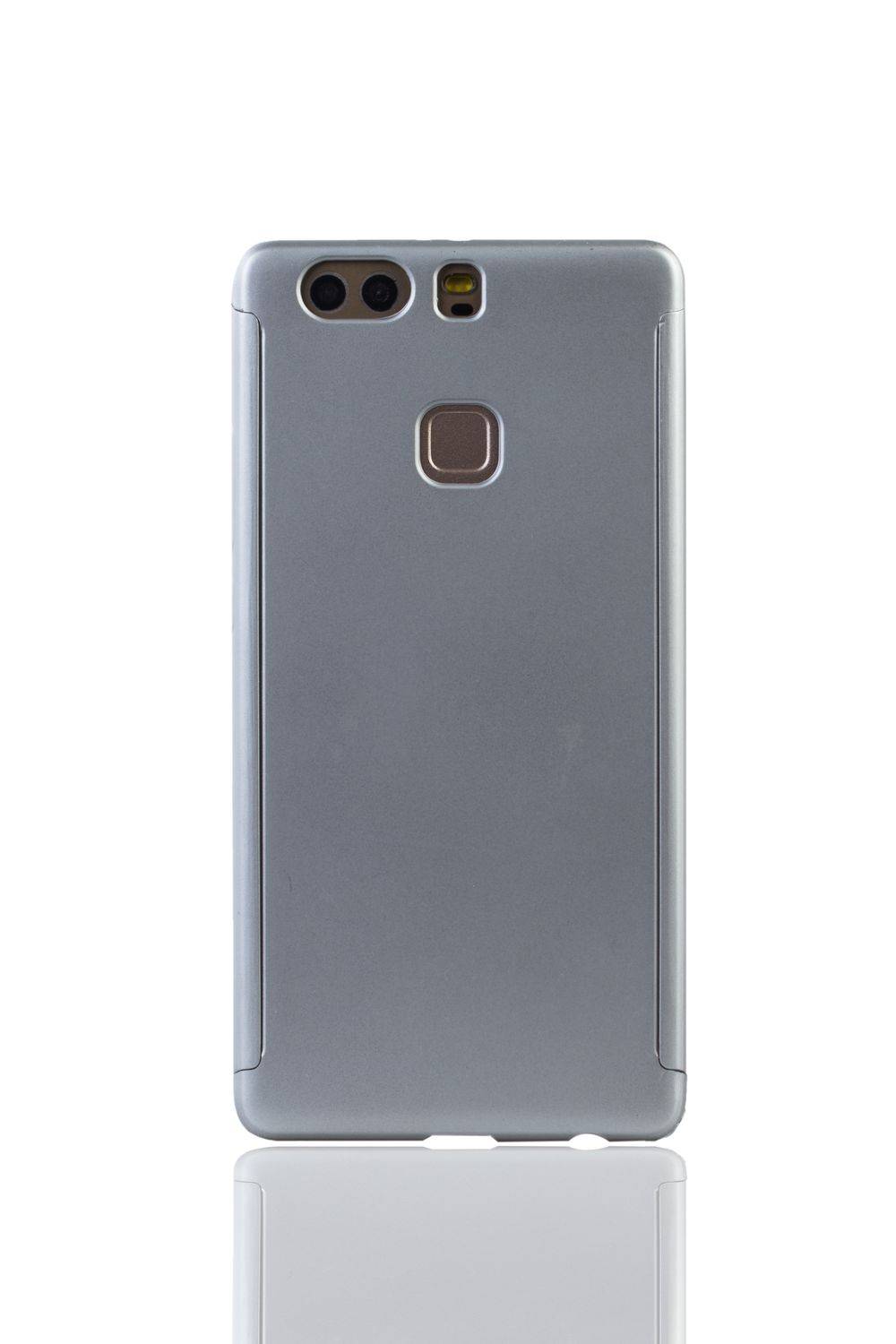 Huawei P9 Plus Handyhülle 360 Grad Schutz Full Cover Silber