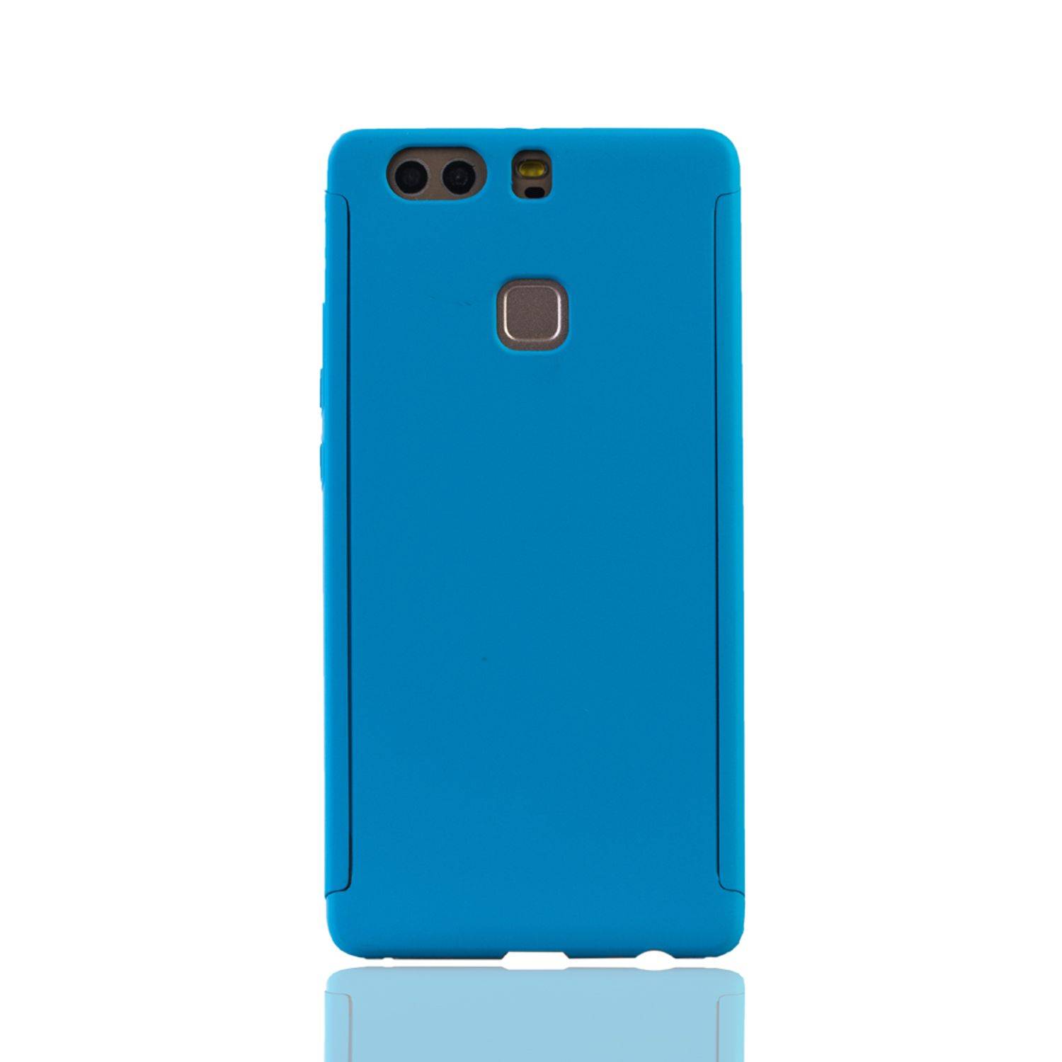 Huawei P9 Plus Handyhülle 360 Grad Schutz Full Cover Blau