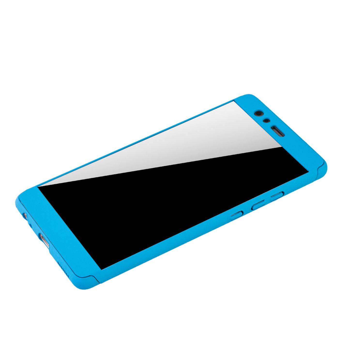Huawei P9 Plus Handyhülle 360 Grad Schutz Full Cover Blau