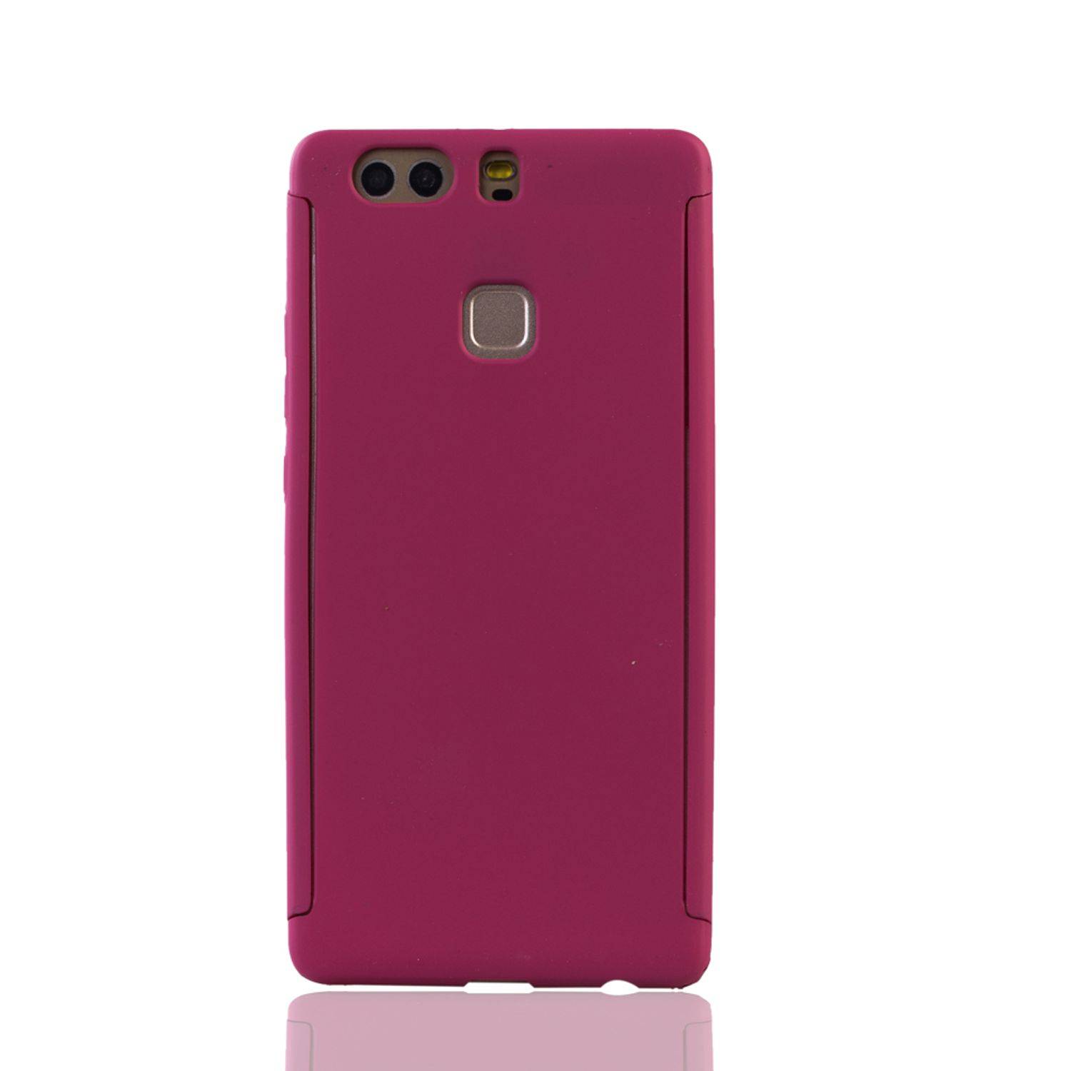 Huawei P9 Plus Handyhülle 360 Grad Schutz Full Cover Rosa