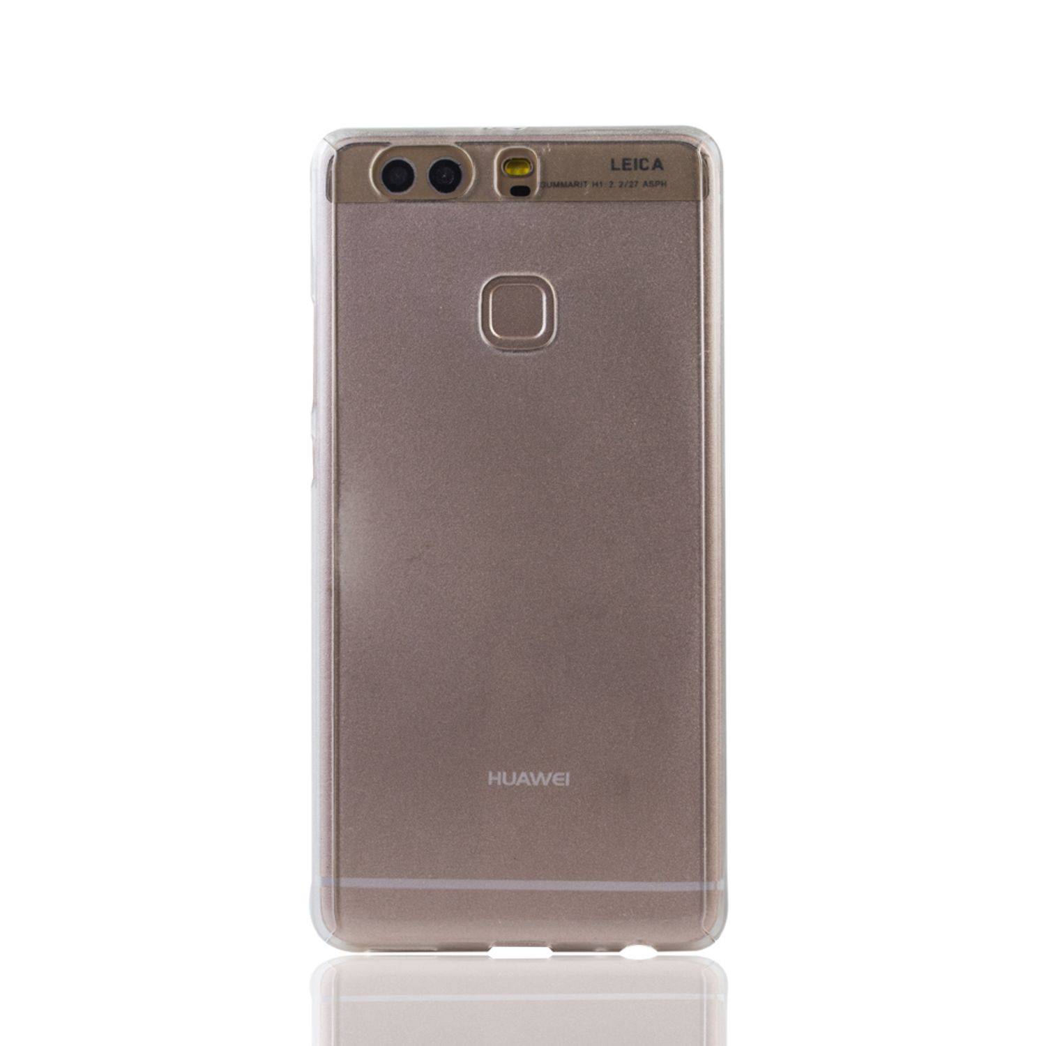 Huawei P9 Plus Handyhülle 360 Grad Schutz Full Cover Transparent