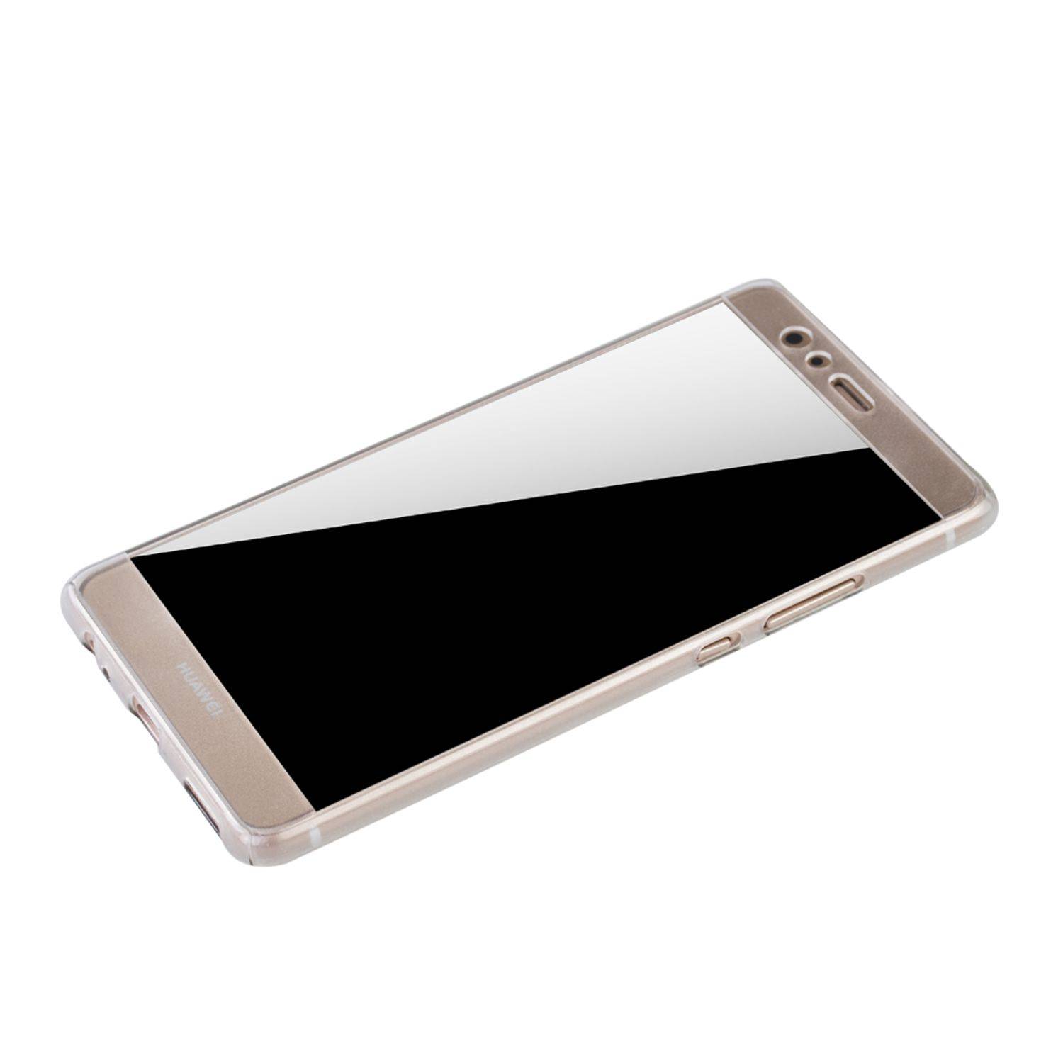 Huawei P9 Plus Handyhülle 360 Grad Schutz Full Cover Transparent