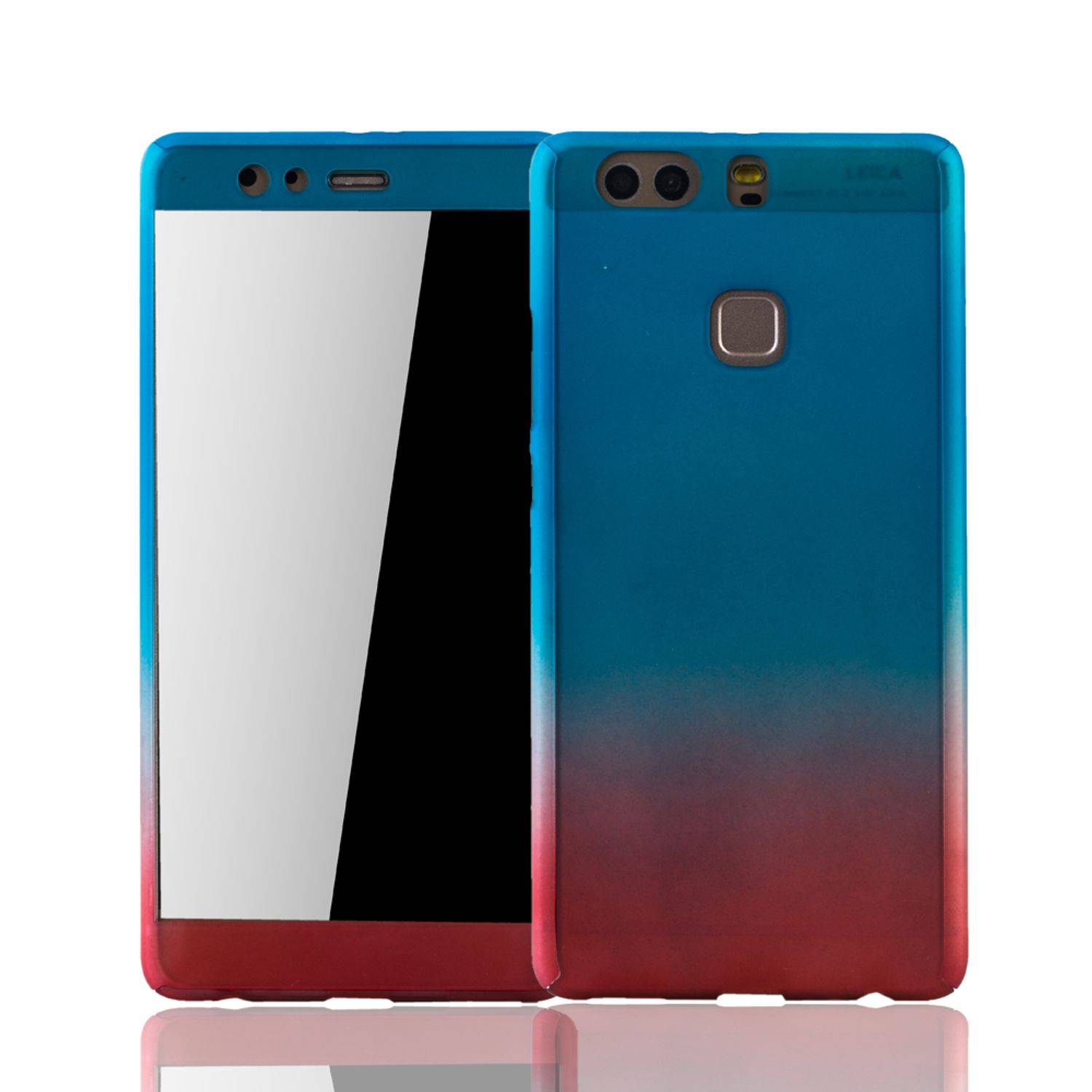 Huawei P9 Plus Handyhülle 360 Grad Schutz Full Cover Mehrfarbig