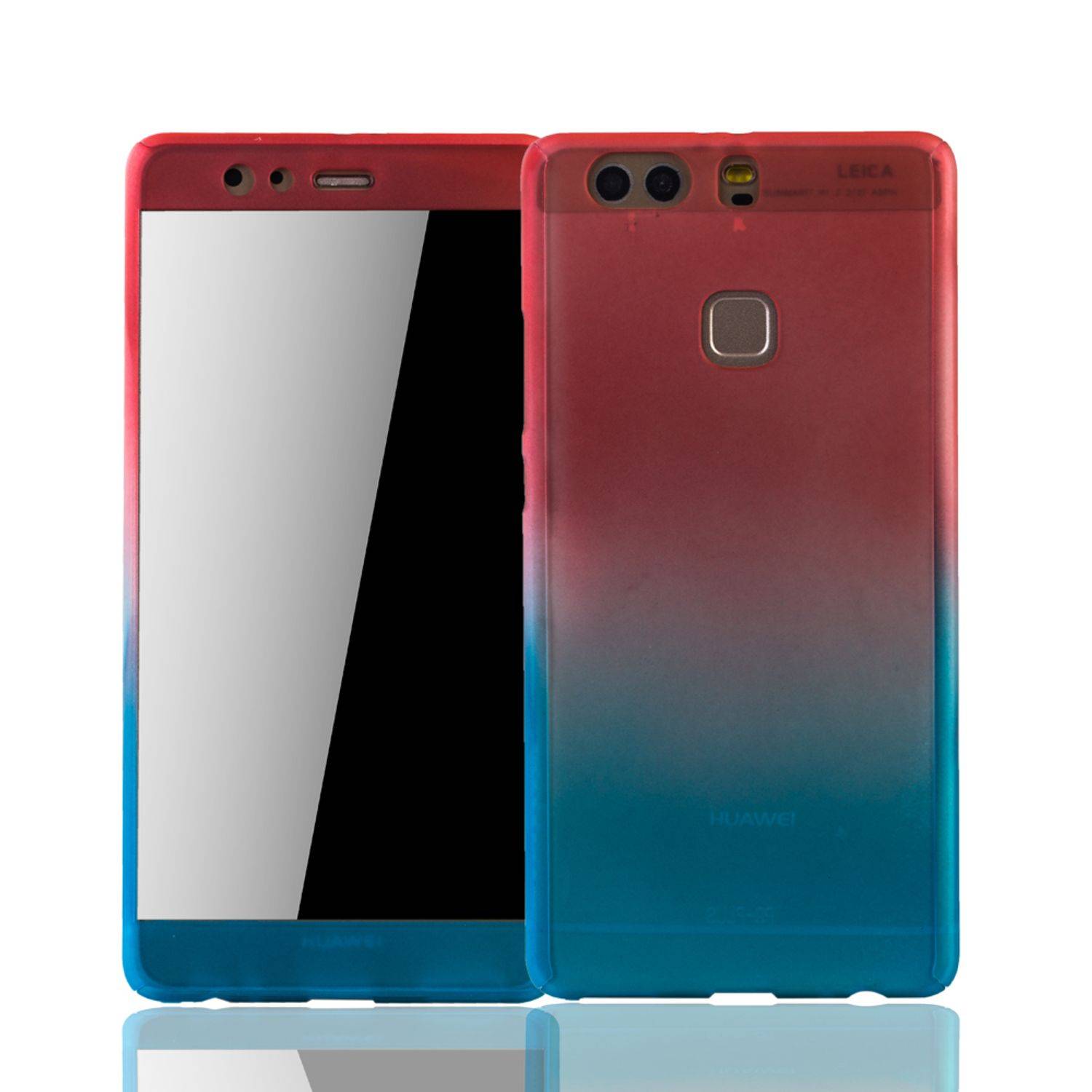 Huawei P9 Plus Handyhülle 360 Grad Schutz Full Cover Mehrfarbig