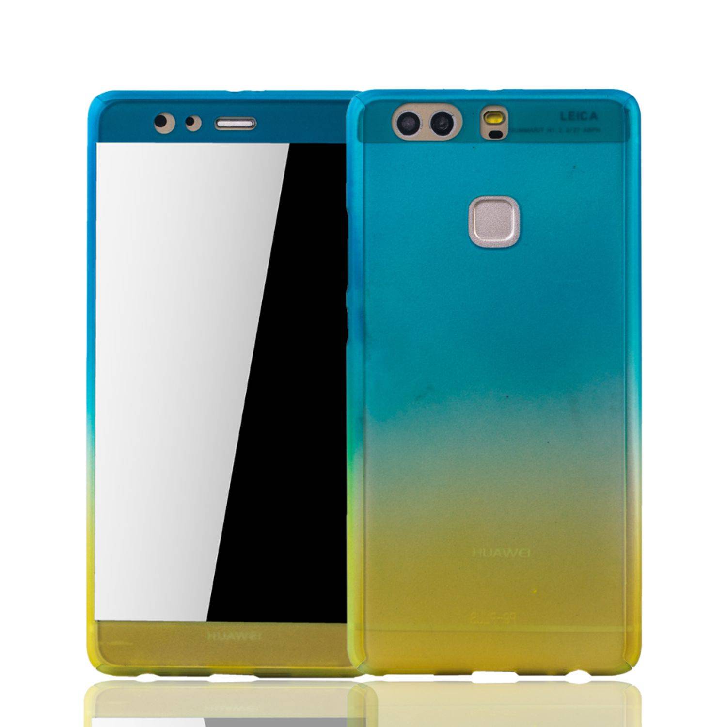 Huawei P9 Plus Handyhülle 360 Grad Schutz Full Cover Mehrfarbig