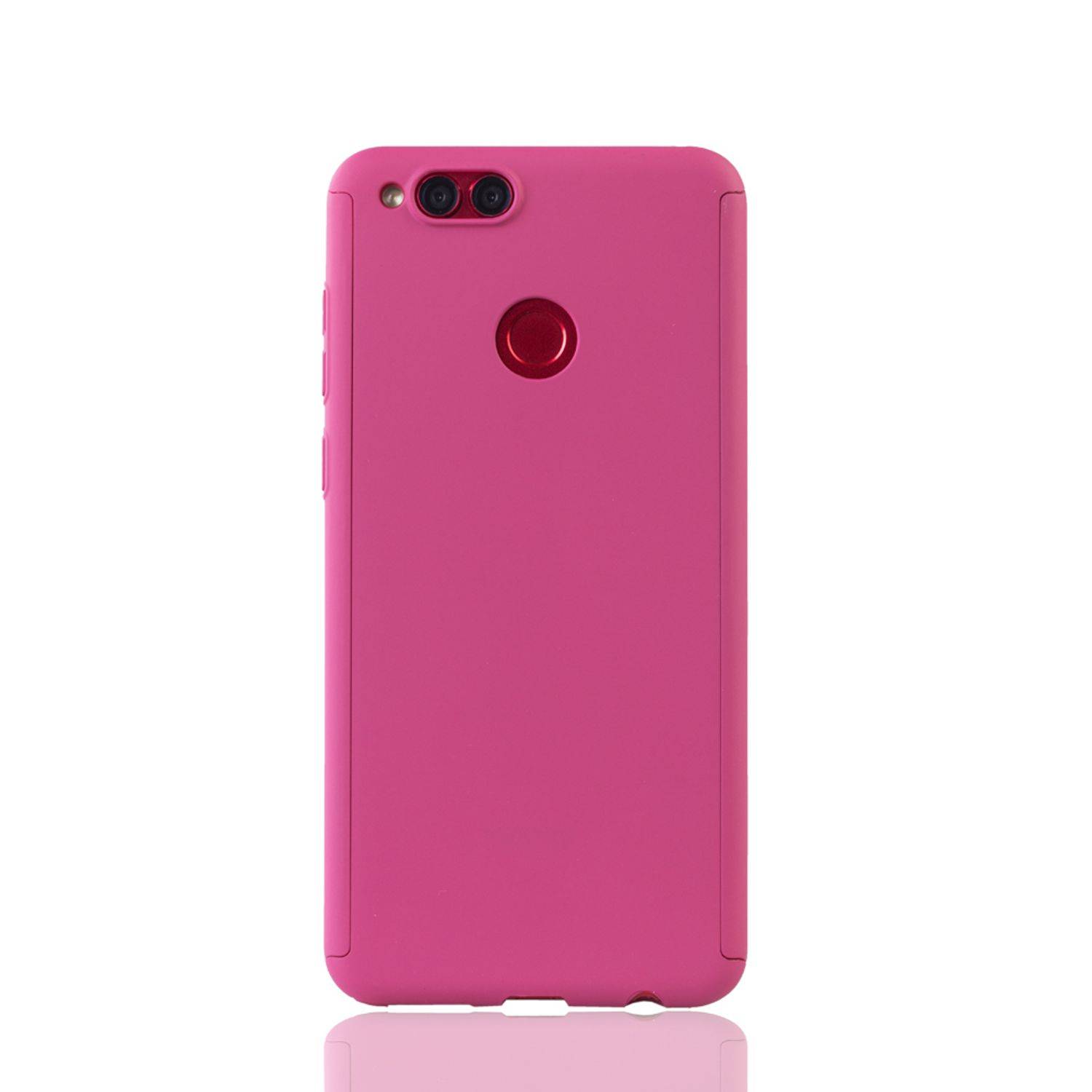 Huawei Honor 7X Handyhülle 360 Grad Schutz Full Cover Rosa