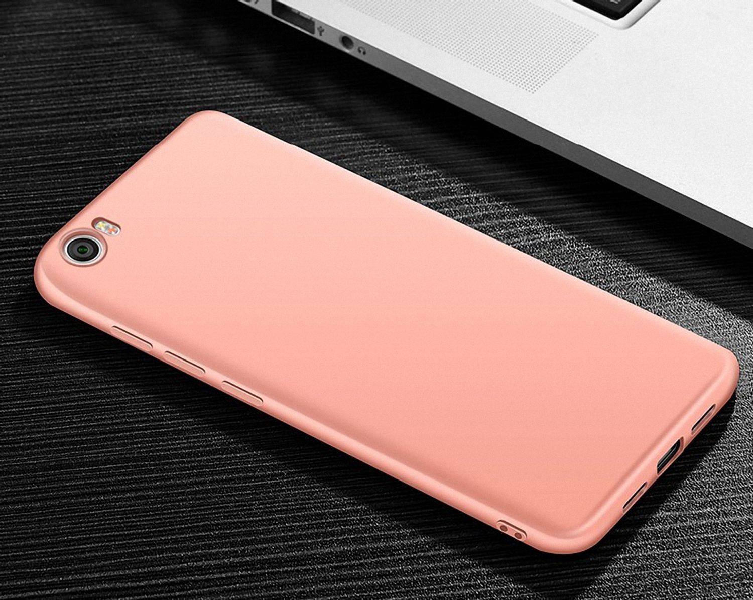 Samsung Galaxy S6 Edge Handyhülle Backcover Rosa