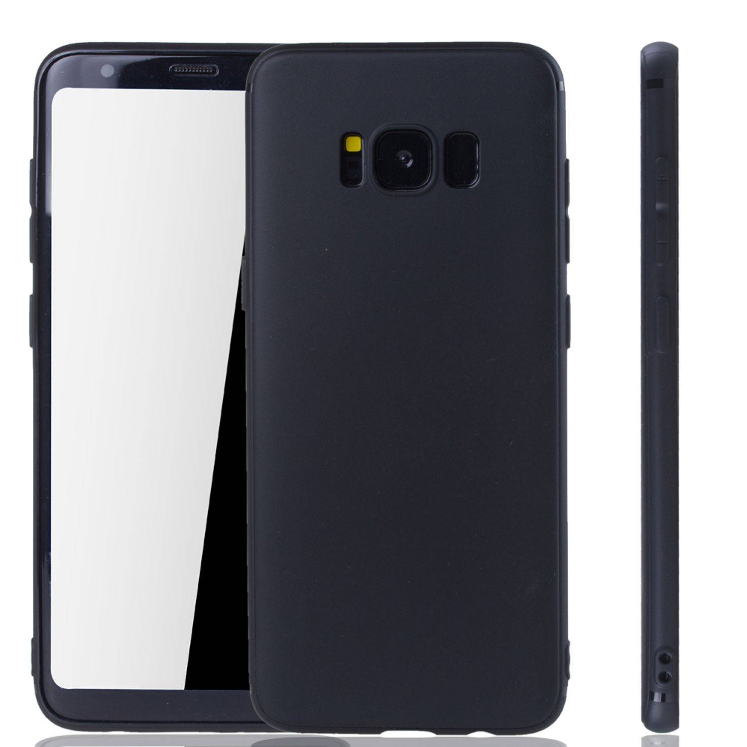 Samsung Galaxy S8 Handyhülle Backcover Schwarz