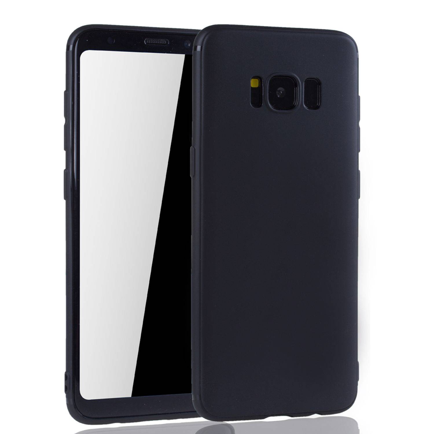 Samsung Galaxy S8 Handyhülle Backcover Schwarz