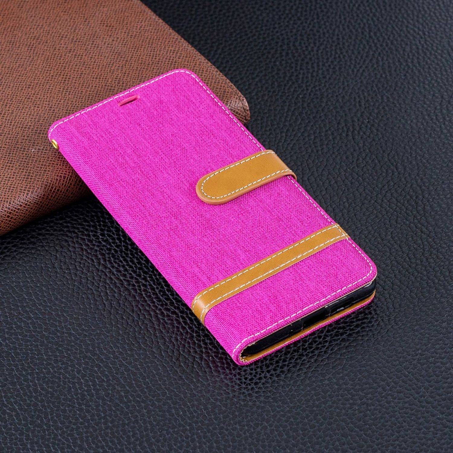 Huawei P30 Pro New Edition Handyhülle Bookcover Rosa