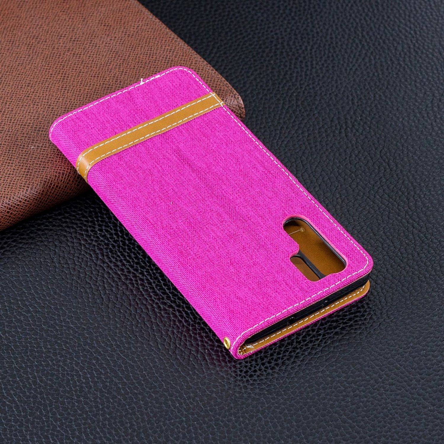 Huawei P30 Pro New Edition Handyhülle Bookcover Rosa