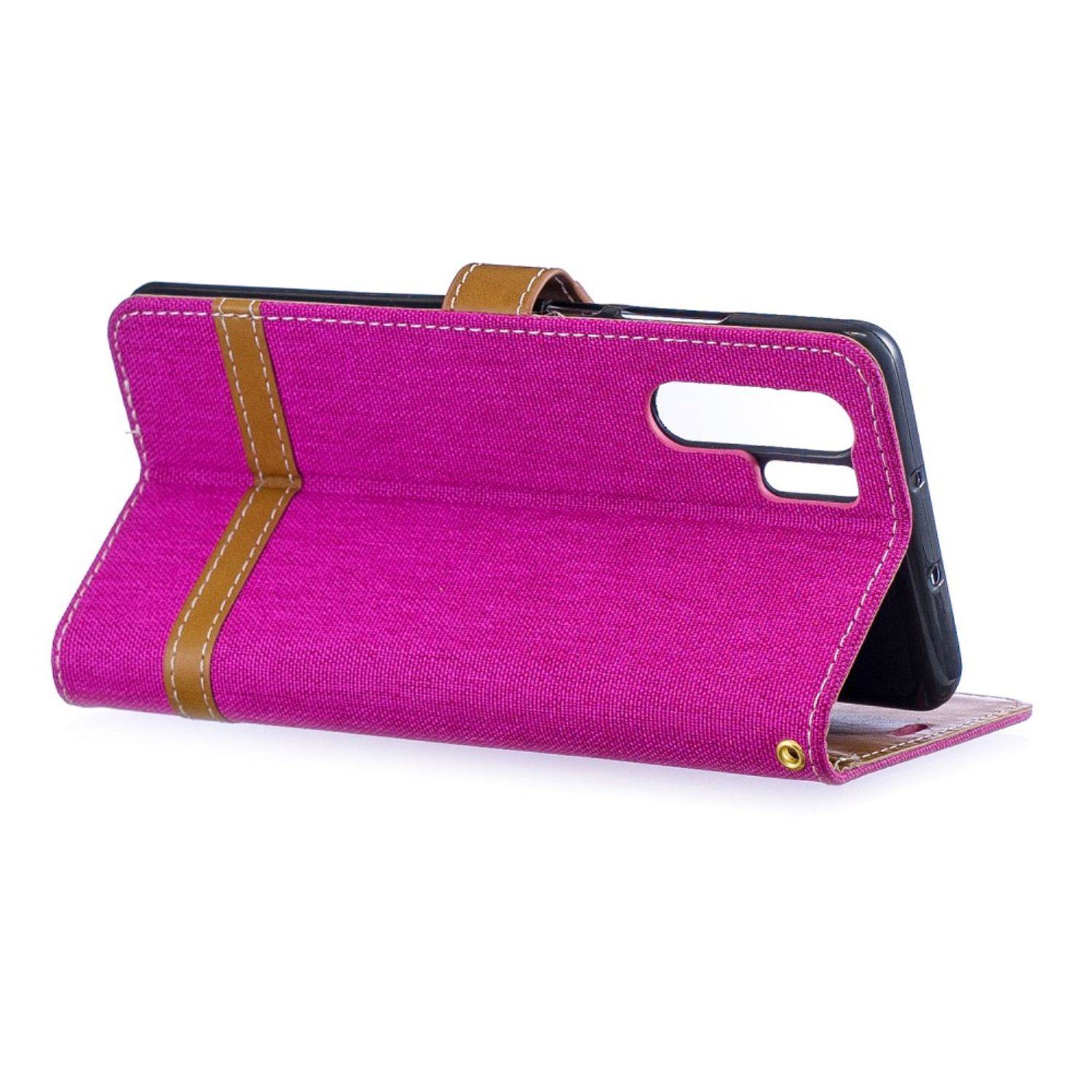 Huawei P30 Pro New Edition Handyhülle Bookcover Rosa