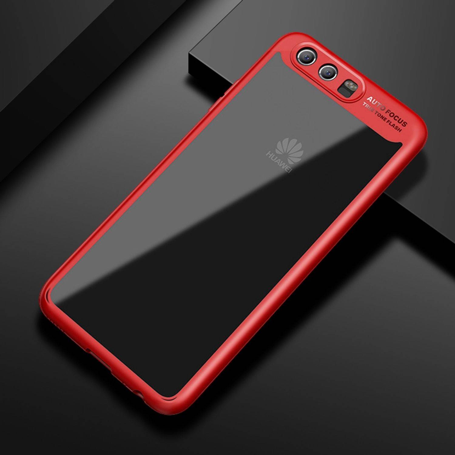 Huawei Honor 7C Handyhülle Backcover Rot