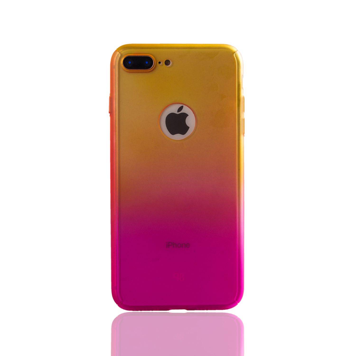 Apple iPhone 8 Plus Handyhülle 360 Grad Schutz Full Cover Mehrfarbig