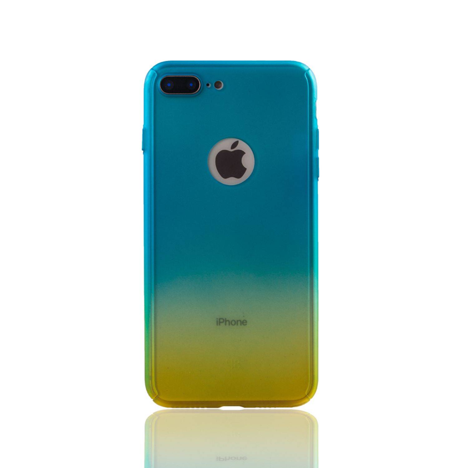 Apple iPhone 8 Plus Handyhülle 360 Grad Schutz Full Cover Mehrfarbig