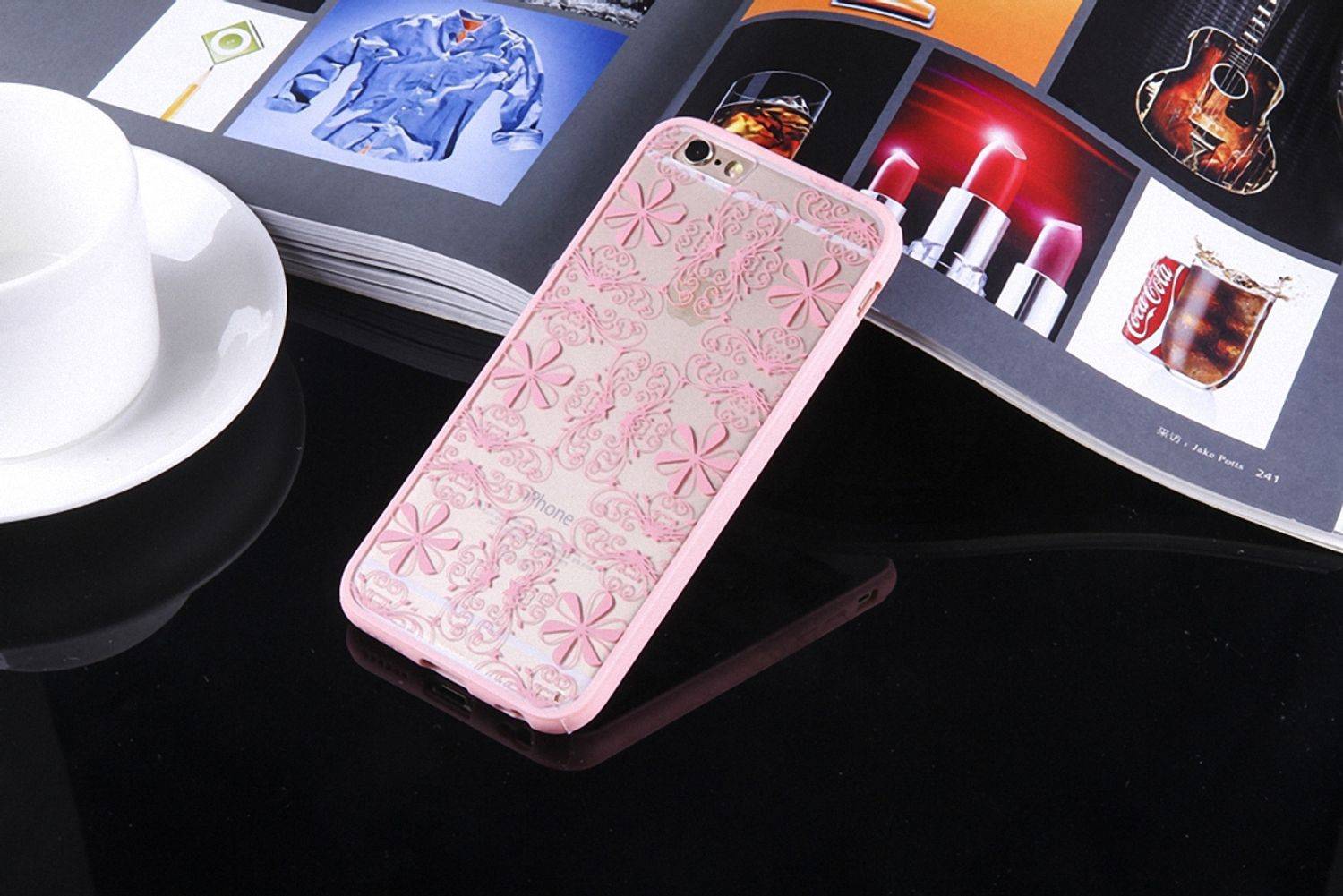 Samsung Galaxy J3 (2016) Handyhülle Backcover Rosa