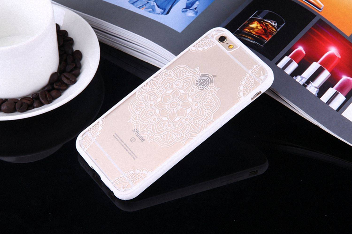 Huawei P9 Handyhülle Backcover Weiß