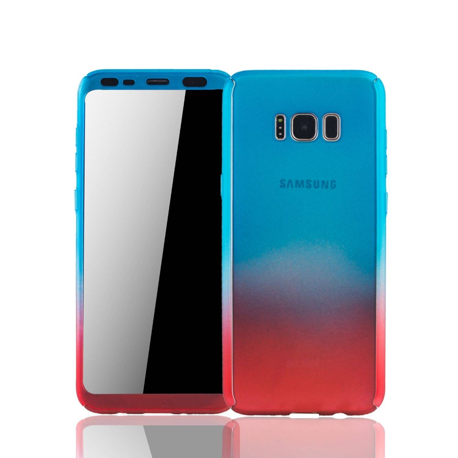 Samsung Galaxy S8 Plus Handyhülle 360 Grad Schutz Full Cover Mehrfarbig