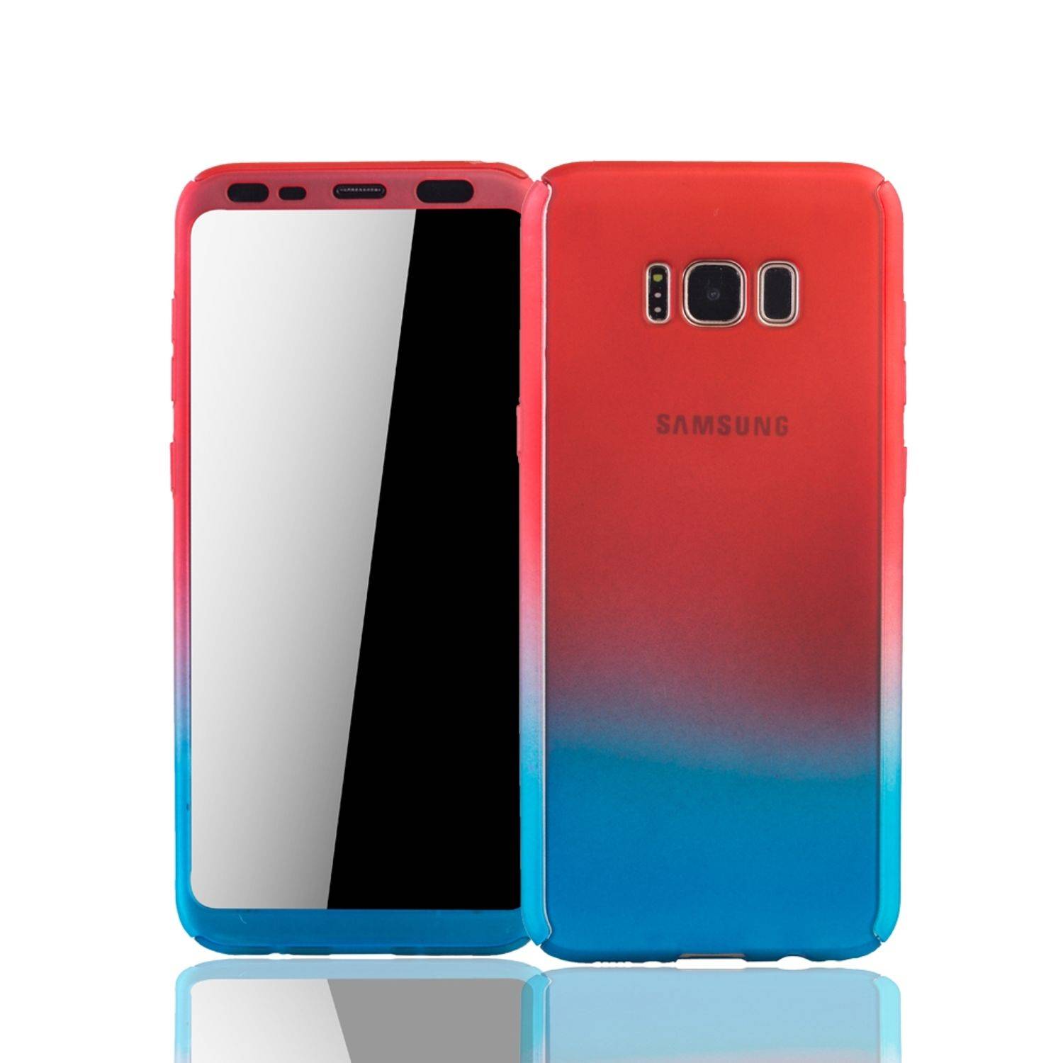 Samsung Galaxy S8 Plus Handyhülle 360 Grad Schutz Full Cover Mehrfarbig