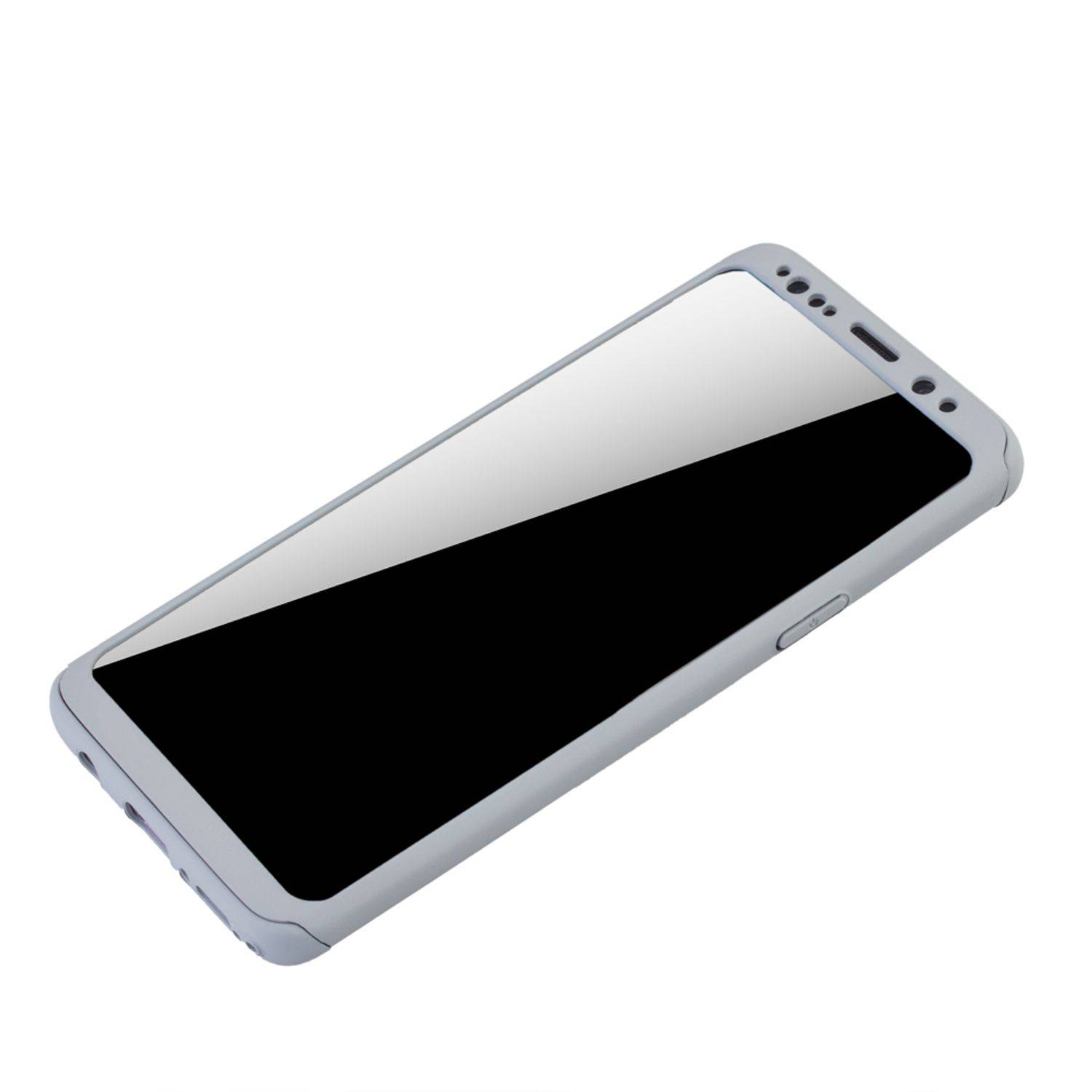 Samsung Galaxy S9 Handyhülle 360 Grad Schutz Full Cover Grau