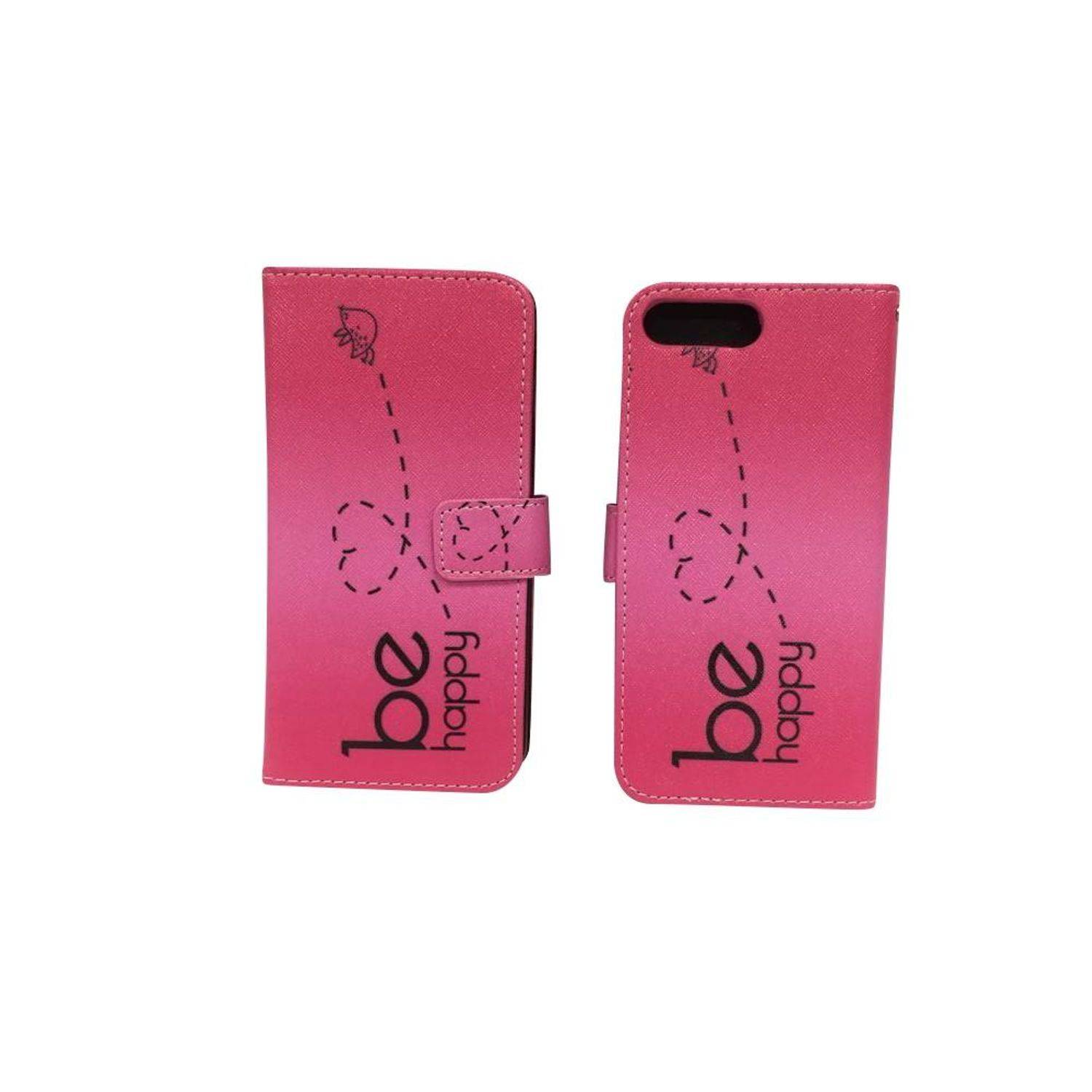 Apple iPhone 8 Plus Handyhülle Bookcover Rosa