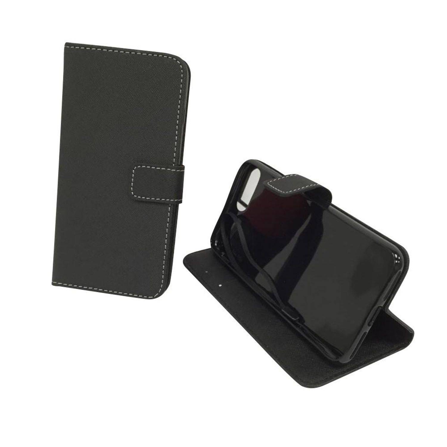Apple iPhone 8 Plus Handyhülle Bookcover Schwarz