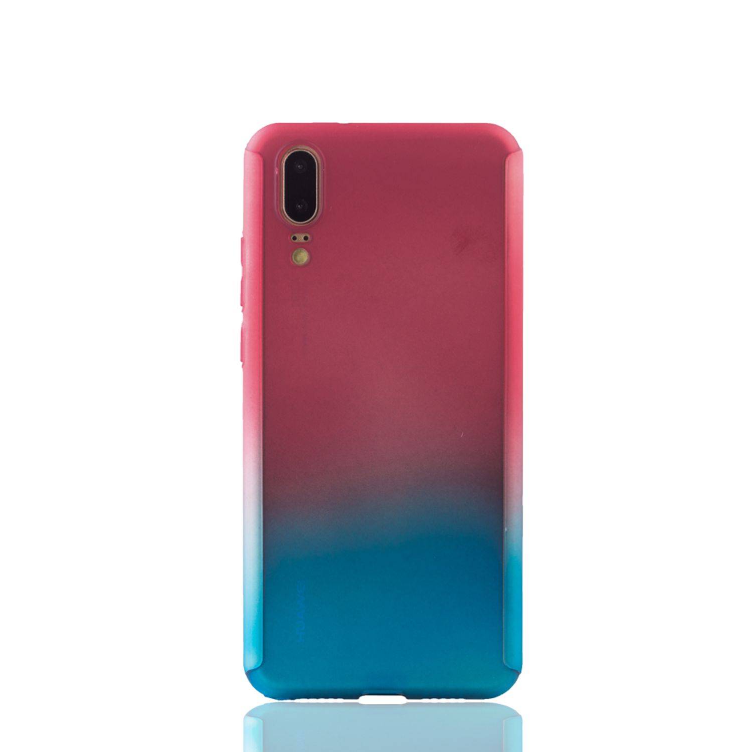 Huawei P20 Handyhülle 360 Grad Schutz Full Cover Mehrfarbig