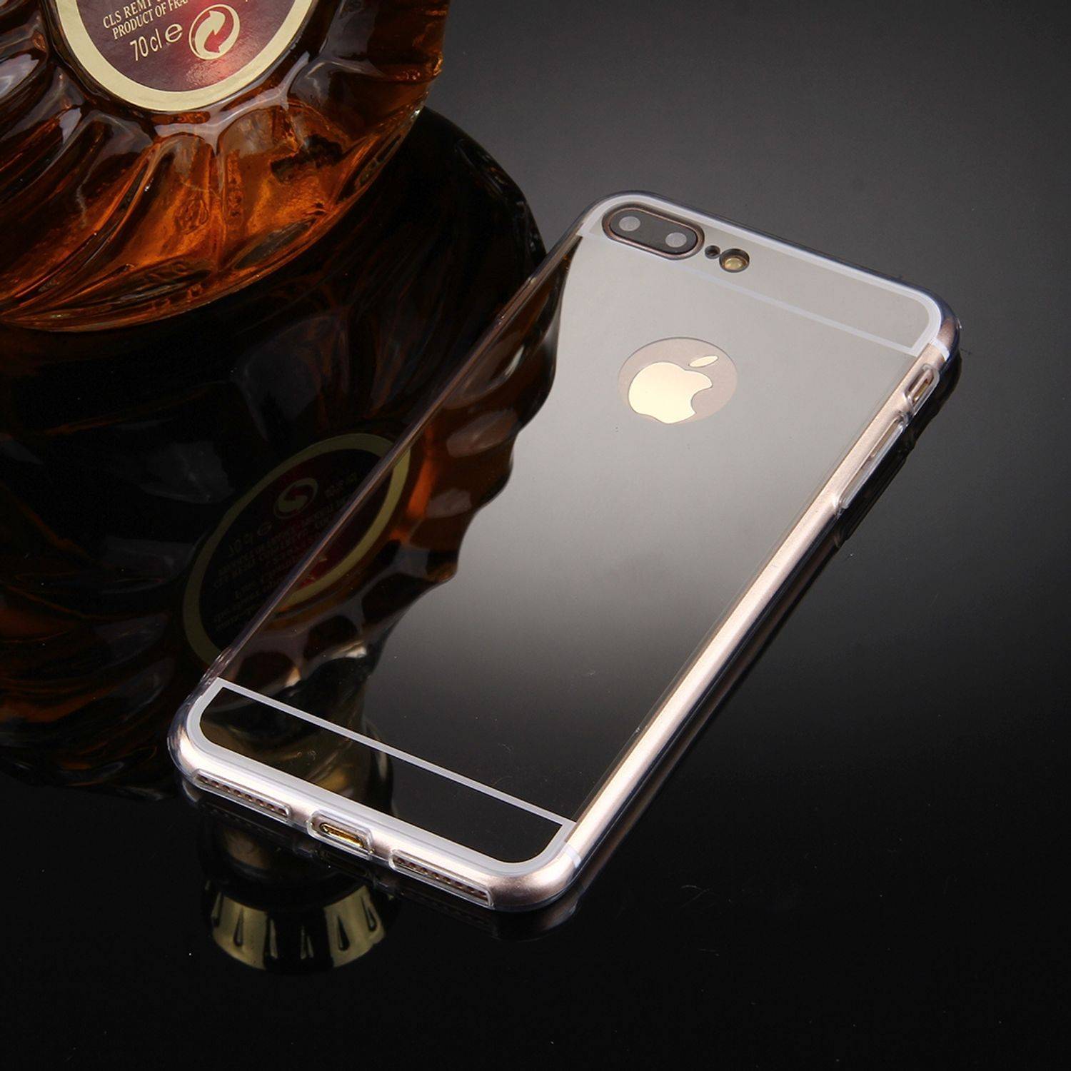 Apple iPhone 8 Plus Handyhülle Backcover Schwarz