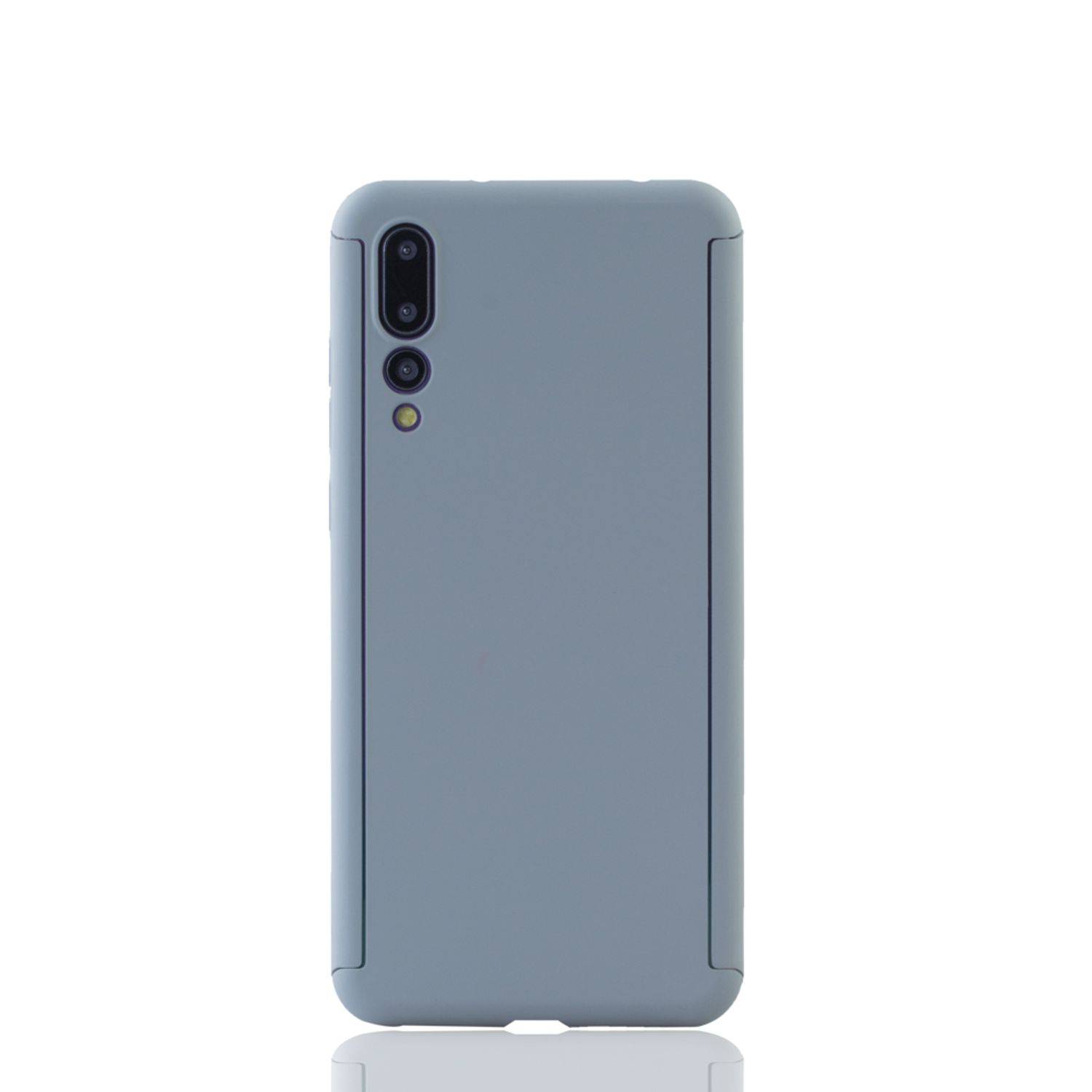 Huawei P20 Pro Handyhülle 360 Grad Schutz Full Cover Grau
